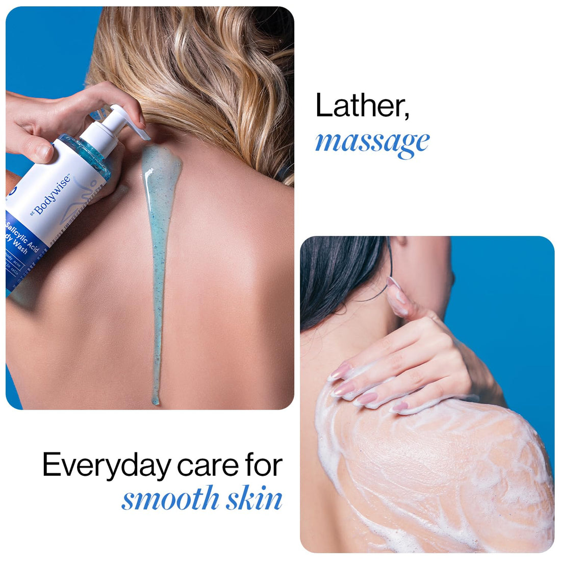 Be Bodywise 1% Salicylic Acid Exfoliating Body Wash Shower Gel 250ml | Prevents Body Acne, Bumpy skin & Deep cleanses | Suitable for All Skin Types.