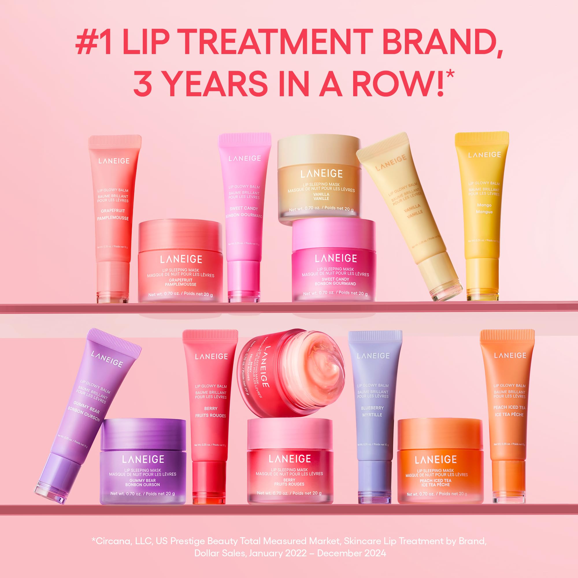 LANEIGE Lip Glowy Balm: Sheer Tinted Lip Moisturizer with Shea Butter, for Hydrating Shine & Soft Lips Halalzen
