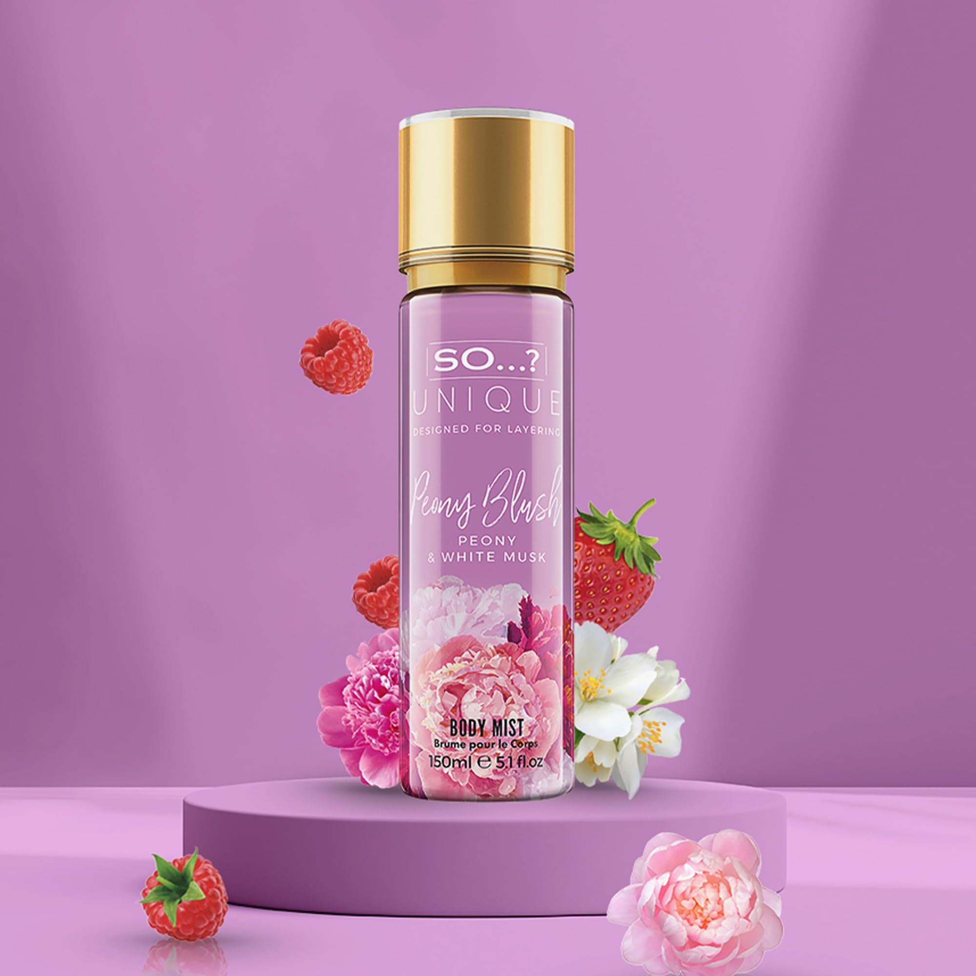 So…? Unique Womens White Blossom Body Mist Fragrance Spray 150ml Halalzen