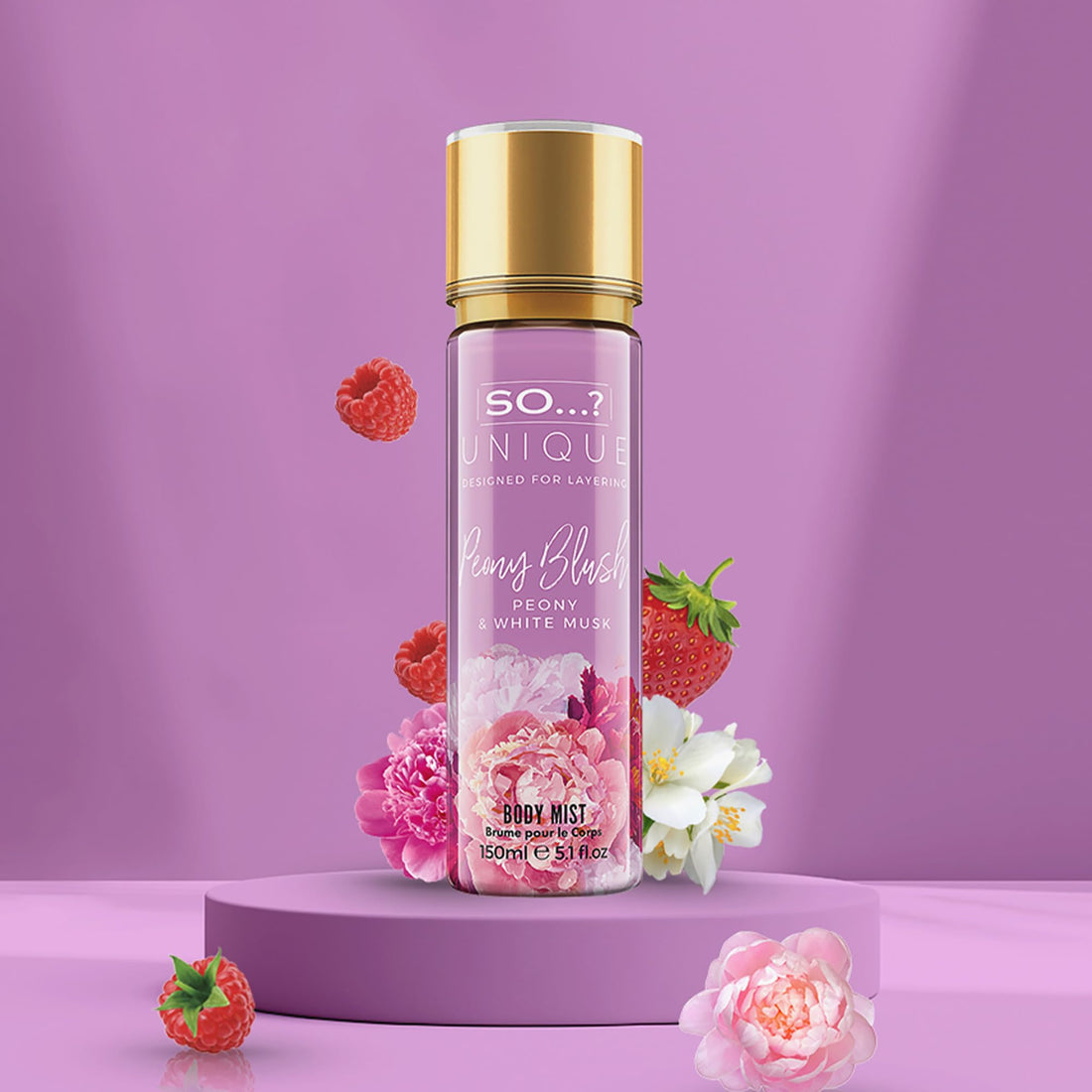 So…? Unique Womens White Blossom Body Mist Fragrance Spray 150ml Halalzen