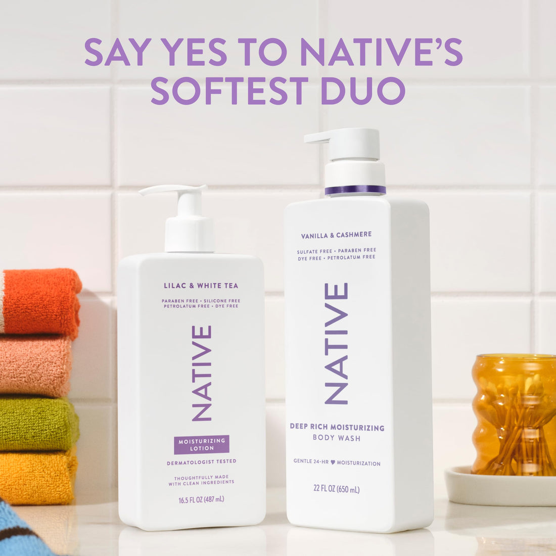 Native Body Lotion, Coconut & Vanilla, 48-Hour Hydration for Dry & Sensitive Skin, Made with Plant-Based Moisturizers like Shea Butter, Silicone & Paraben Free, 16.5 fl oz Halalzen