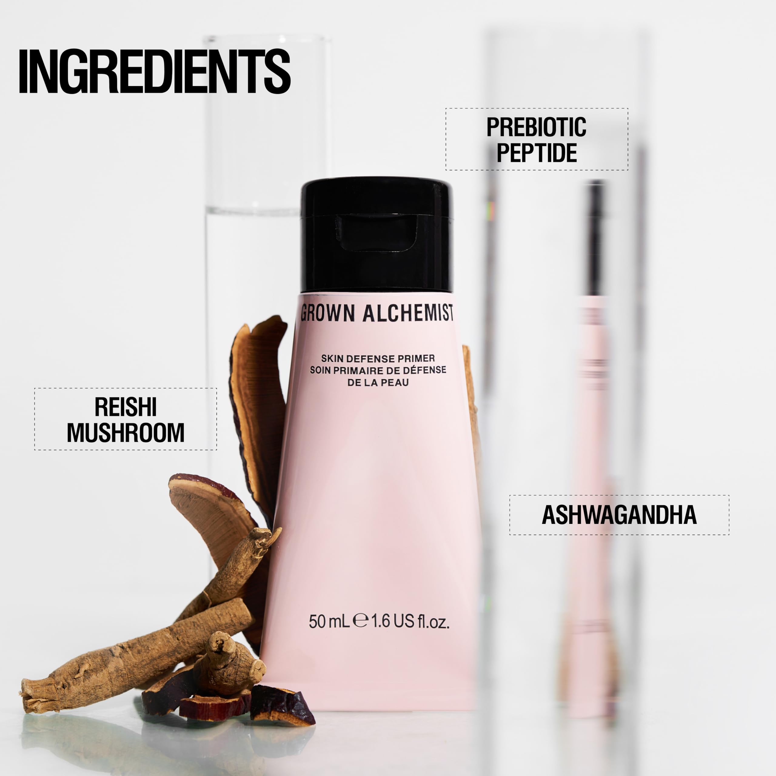 Grown Alchemist Skin Defense Primer – Silicone-Free Blurring Face Primer for Makeup, Matte Pore Minimizer for Face, Gel Formula for Oily Skin, Smooths Fine Lines & Perfects Texture Halalzen