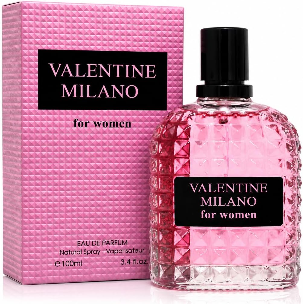 Valentine Milano Women’s Perfume 100ml Eau de Parfum – Long Lasting Floral Fruity Oriental Fragrance for Her Halalzen