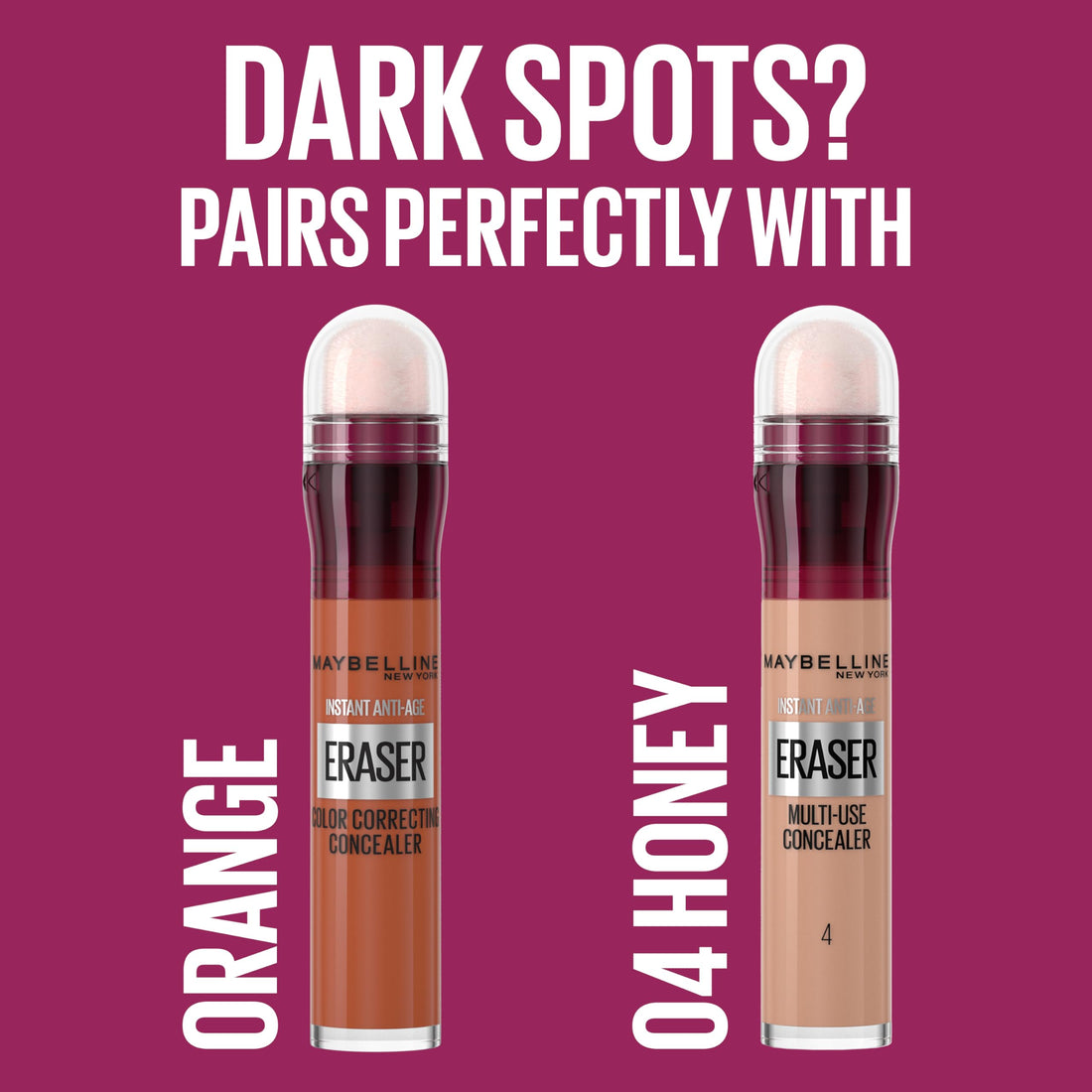 Maybelline Instant Anti-Age Eraser Eye Concealer for Face, Dark Circles, Blemish & Fine Lines Concealer, Full Coverage, Dermatologist Tested, Suitable for Sensitive Skin, Shade: 00 Ivory Halalzen