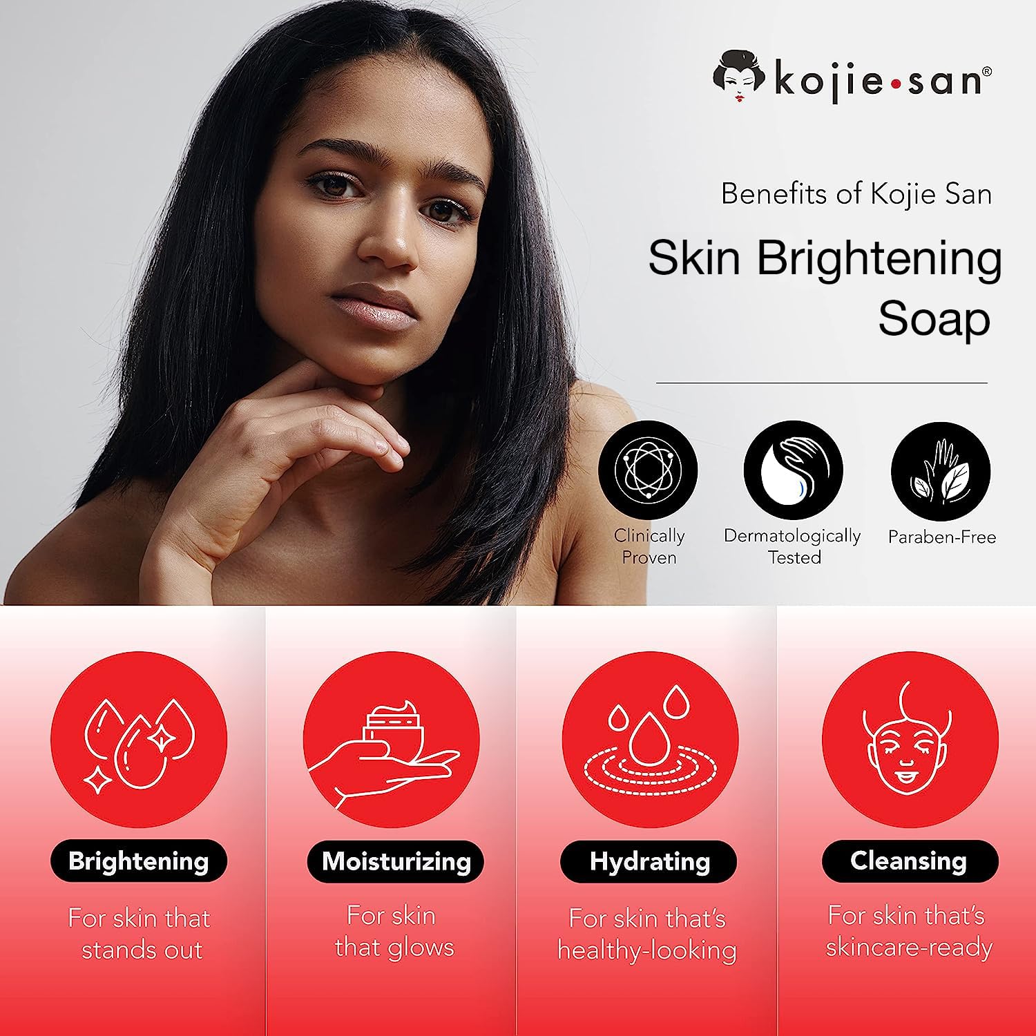 Kojie San Skin Brightening Soap - Classic 65g x 2, Double Pack