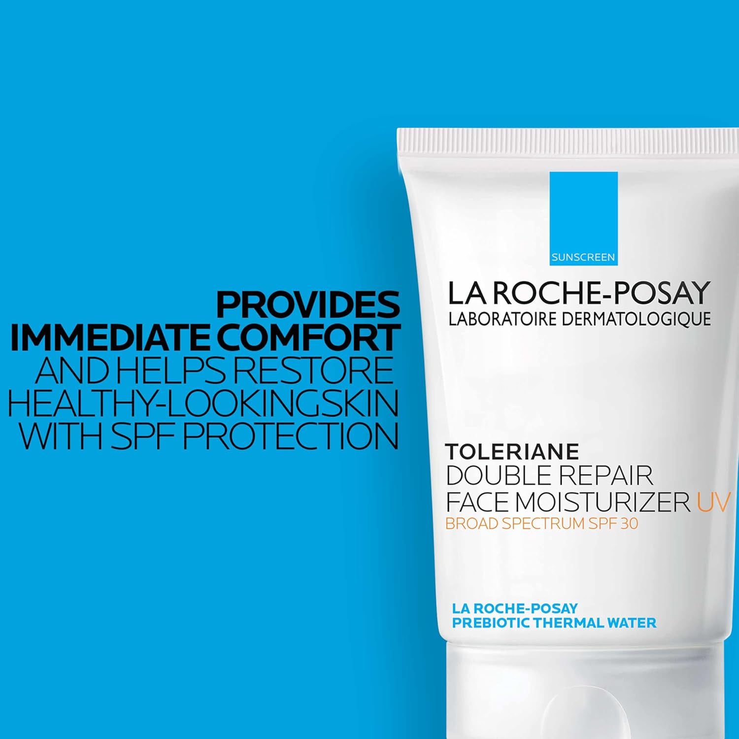 La Roche-Posay Toleriane Double Repair UV SPF Moisturizer for Face, Daily Facial Moisturizer with Sunscreen SPF 30, Niacinamide and Glycerin, Oil Free, Moisturizing Sun Protection Halalzen