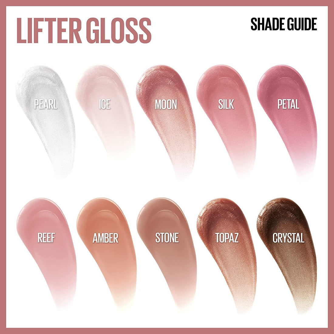 Maybelline Lifter Gloss, Hydrating Lip Gloss with Hyaluronic Acid, 002 Ice (Light Pink), Creates Fuller-Looking, Shiny, Moisturised and Plumped Lips. Non-sticky Halalzen