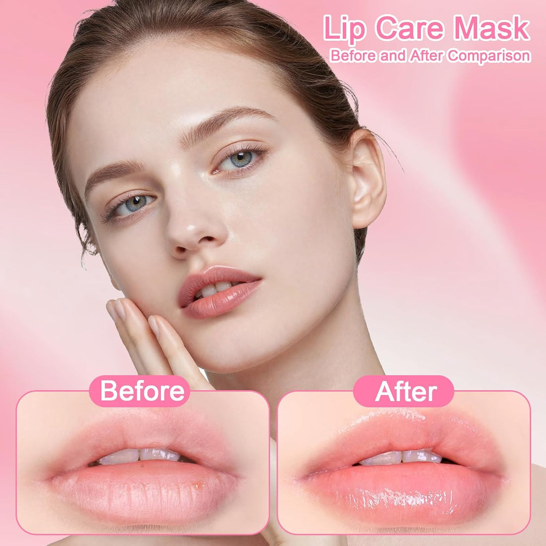 30 PCS Collagen Crystal Lip Masks, Lip Mask, Deeply Hydrating, Moisturizing, Includes 3 Types of Hydrating Gel Masks, Provide Long-Lasting Nourishment Halalzen