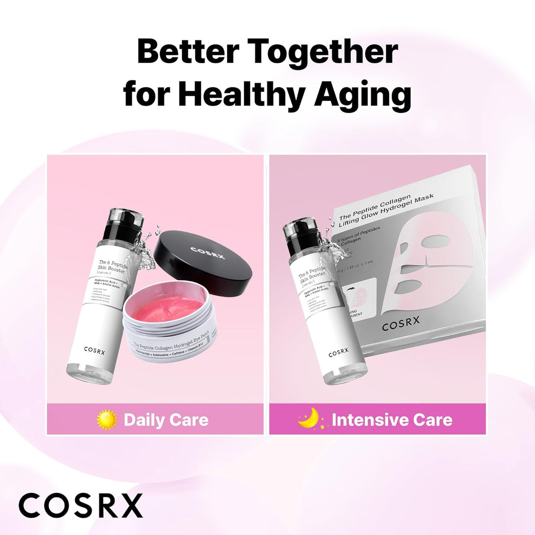 COSRX 6X Peptide Collagen Skin Booster Toner Serum for Dull & Uneven Skin, Preps Skin with Copper Peptides, GHK-Cu, Skin Renewal Boosting Facial Essence, Korean Skin Care, 5.07 oz, Mothers Day Gifts Halalzen