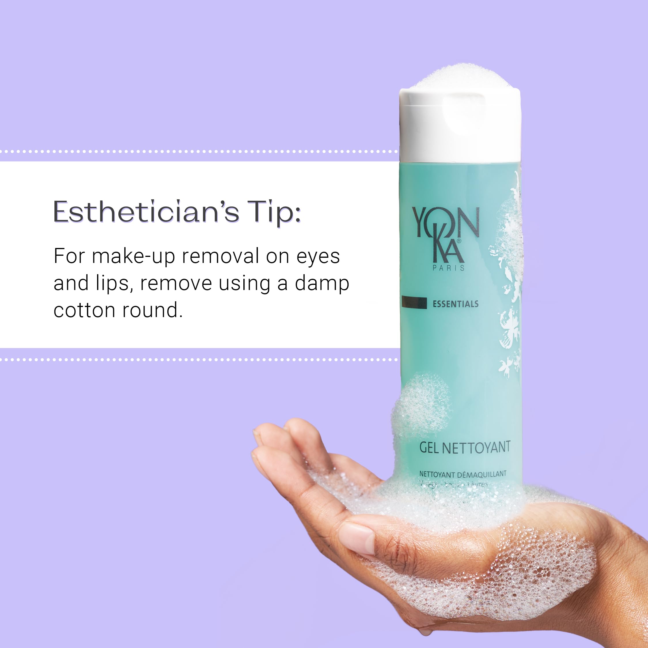 Yonka Gel Cleanser | Gentle Foaming Face Wash & Makeup Remover | Cleanses Pores and Balances Skins pH with Red Algae & Amino Acids | For Acne Prone & Oily Skin | Paraben-Free