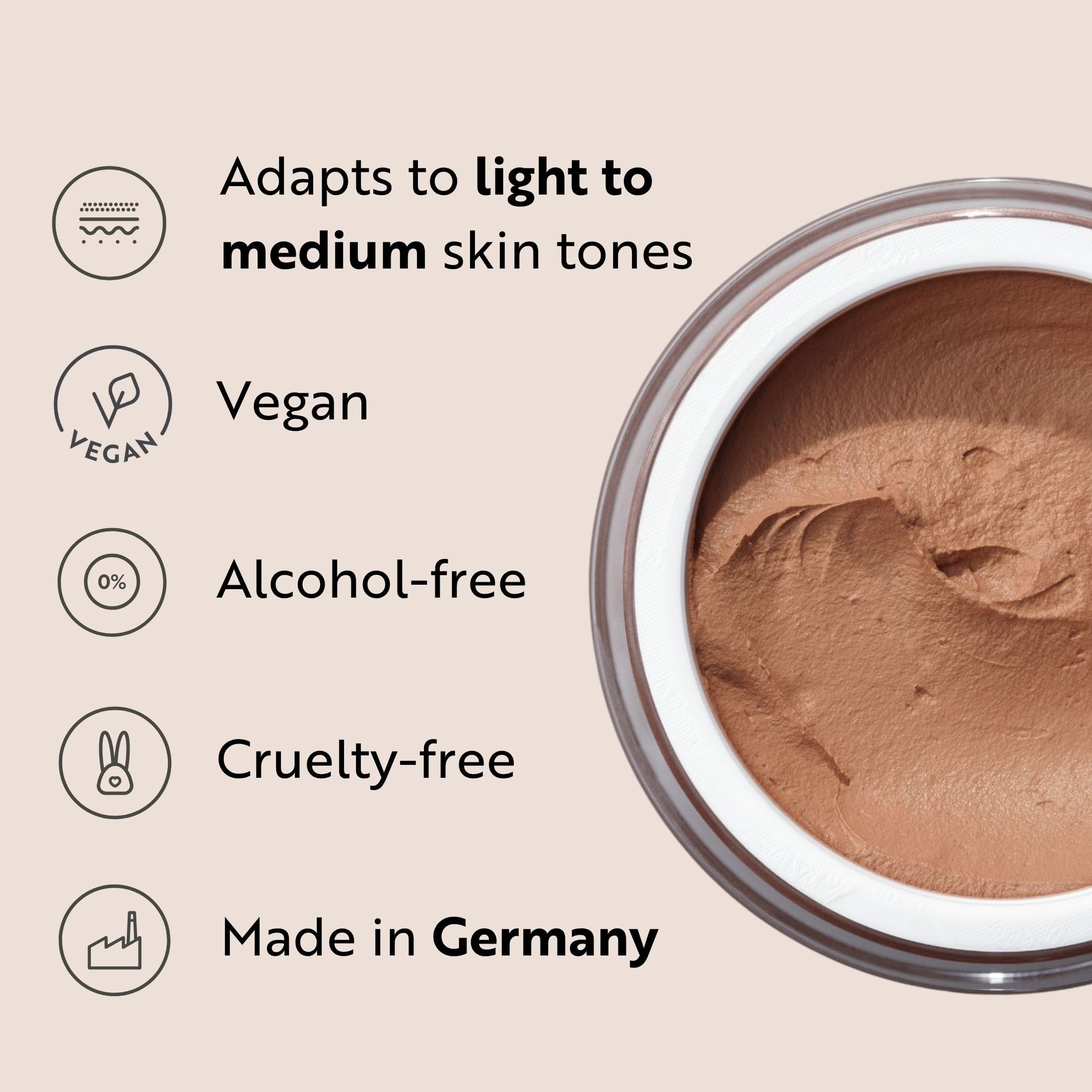 M. Asam Magic Finish Make-Up Mousse Classic (1.01 Fl Oz) – 4in1 Primer, Foundation, Concealer & Powder With Buildable Coverage, Hides Redness And Dark Spots, Vegan, For Light To Medium Skin Tones Halalzen