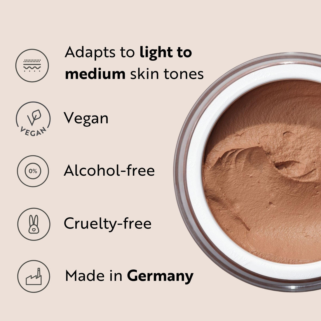 M. Asam Magic Finish Make-Up Mousse Classic (1.01 Fl Oz) – 4in1 Primer, Foundation, Concealer & Powder With Buildable Coverage, Hides Redness And Dark Spots, Vegan, For Light To Medium Skin Tones Halalzen