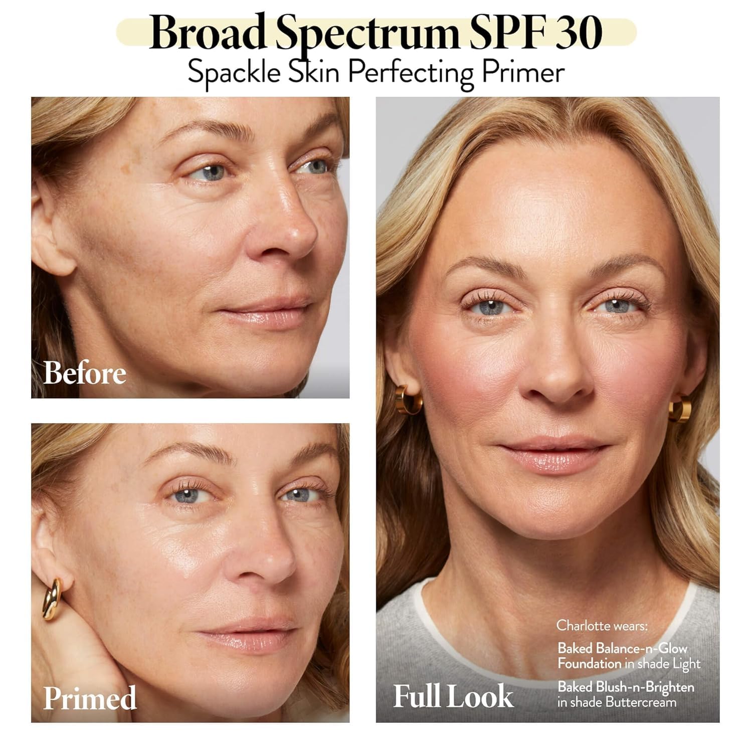 LAURA GELLER NEW YORK Spackle Primer - Hydrate - Super-Size 2 Fl Oz - Hyaluronic Acid Makeup Primer for Mature Skin Halalzen