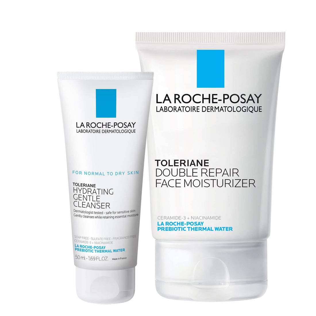 La Roche-Posay Toleriane Double Repair Face Moisturizer, Daily Moisturizer Face Cream with Ceramide & Niacinamide for All Skin Types, Immediate Comfort & Long Lasting Hydration, Fragrance Free Halalzen