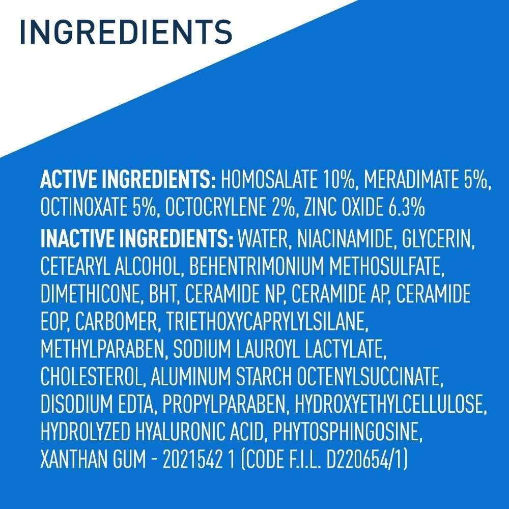CeraVe AM Facial Moisturizing Lotion with SPF 30, Oil-Free Face Moisturizer with SPF, Formulated with Hyaluronic Acid, Niacinamide & Ceramides, Non-Comedogenic, Broad Spectrum Sunscreen, 3 Ounce Halalzen