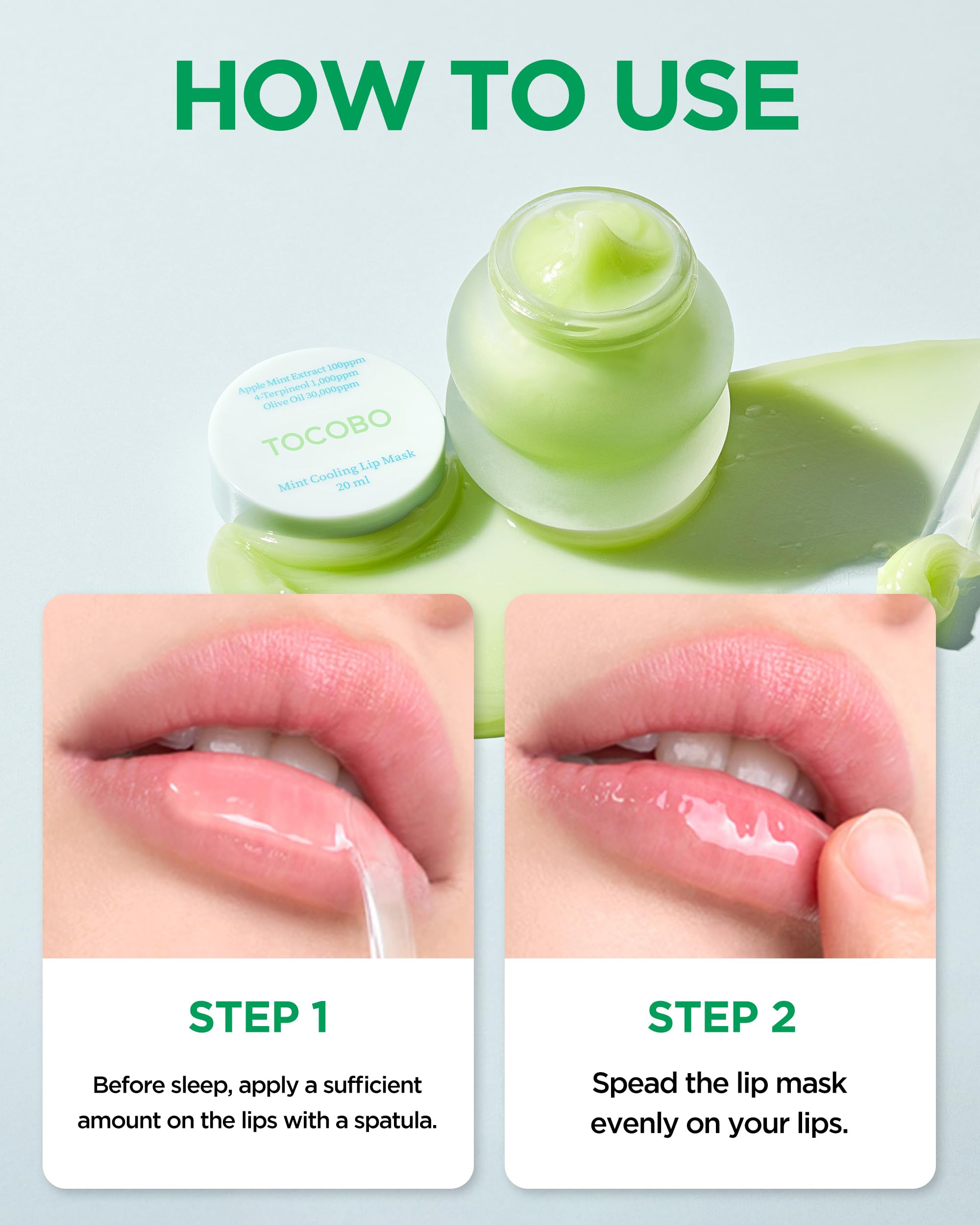 TOCOBO Vita Glazed Lip Mask – Vegan Overnight Lip Sleeping Mask for Dry, Chapped Lips | PHA (Lactobionic Acid) Gentle Exfoliation | Non-Sticky Glazed Balm, Korean Skincare, 0.68 oz Halalzen