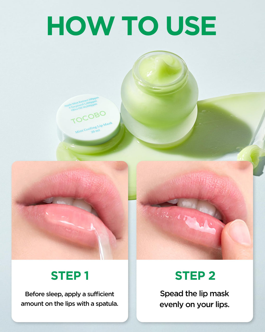 TOCOBO Vita Glazed Lip Mask – Vegan Overnight Lip Sleeping Mask for Dry, Chapped Lips | PHA (Lactobionic Acid) Gentle Exfoliation | Non-Sticky Glazed Balm, Korean Skincare, 0.68 oz Halalzen