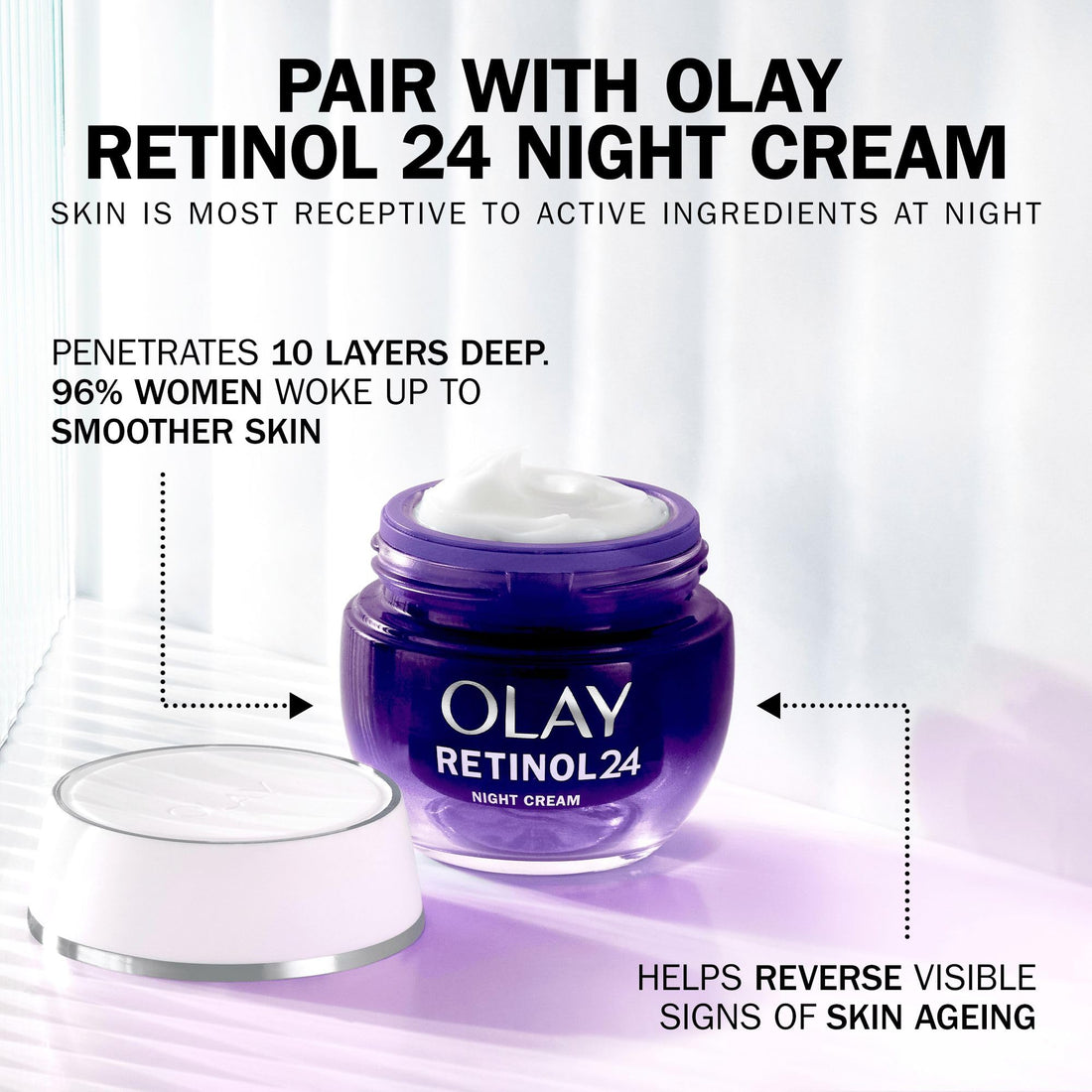 Olay Vitamin C Serum for Face, Skincare with AHA and Niacinamide at 99 Percent Purity, Brightening Skin Care with 3 Actions: Anti Dark Spot Action, Evens, Hydrates, Non Greasy, Non Sticky, 40ml