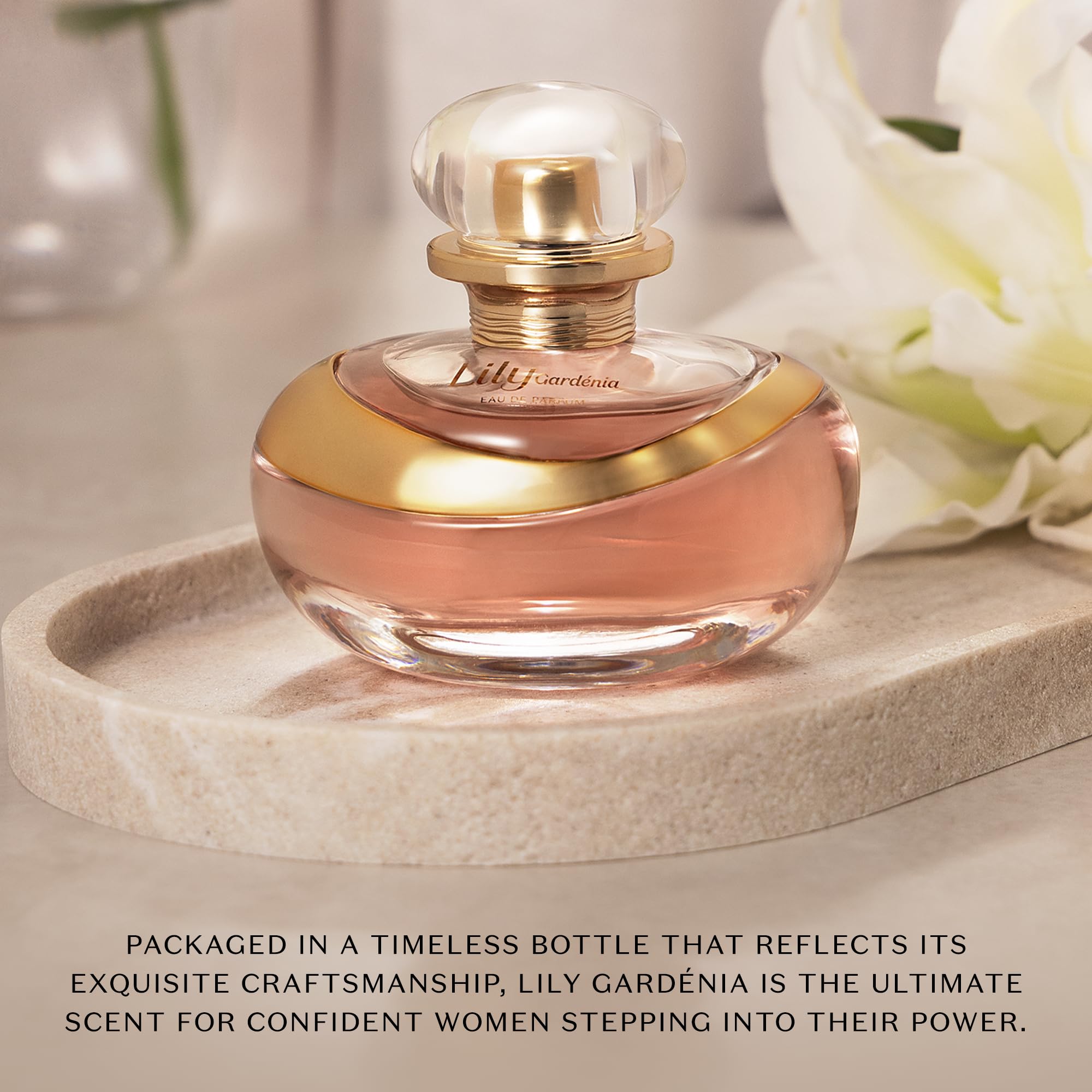 O Boticário Lily Eau de Parfum - Long Lasting Perfume for Women - 2.5 oz / 75 ml, Premium Brazilian Floral Fragrance with Lily & Jasmine Notes, Elegant Signature Scent, Women's Perfume Gift