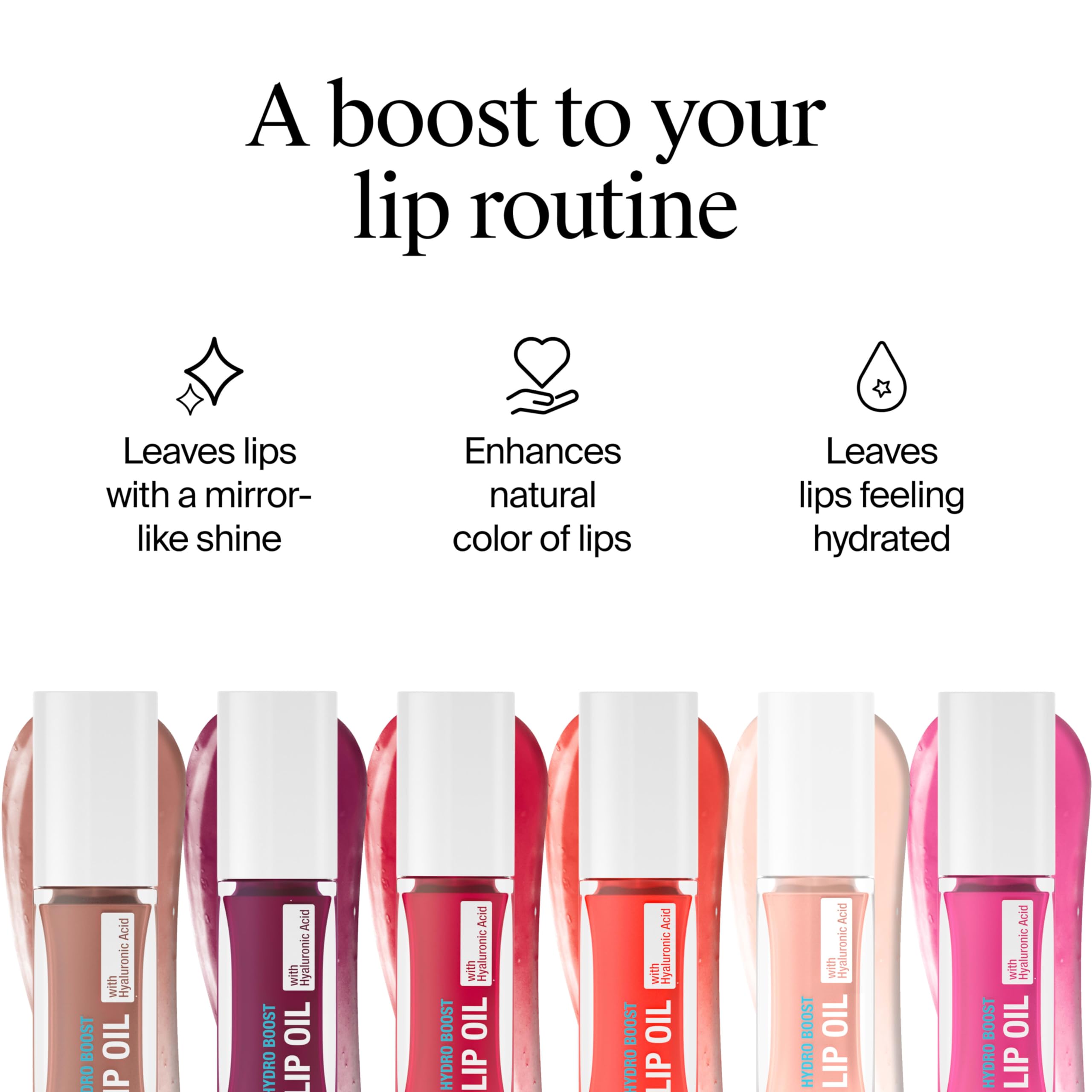 Neutrogena Hydro Boost Tinted Lip Oil with Hyaluronic Acid, Hydrating and Nourishing Lip Oil for Fuller Looking Lips, Light Pink, .2 fl. Oz Halalzen