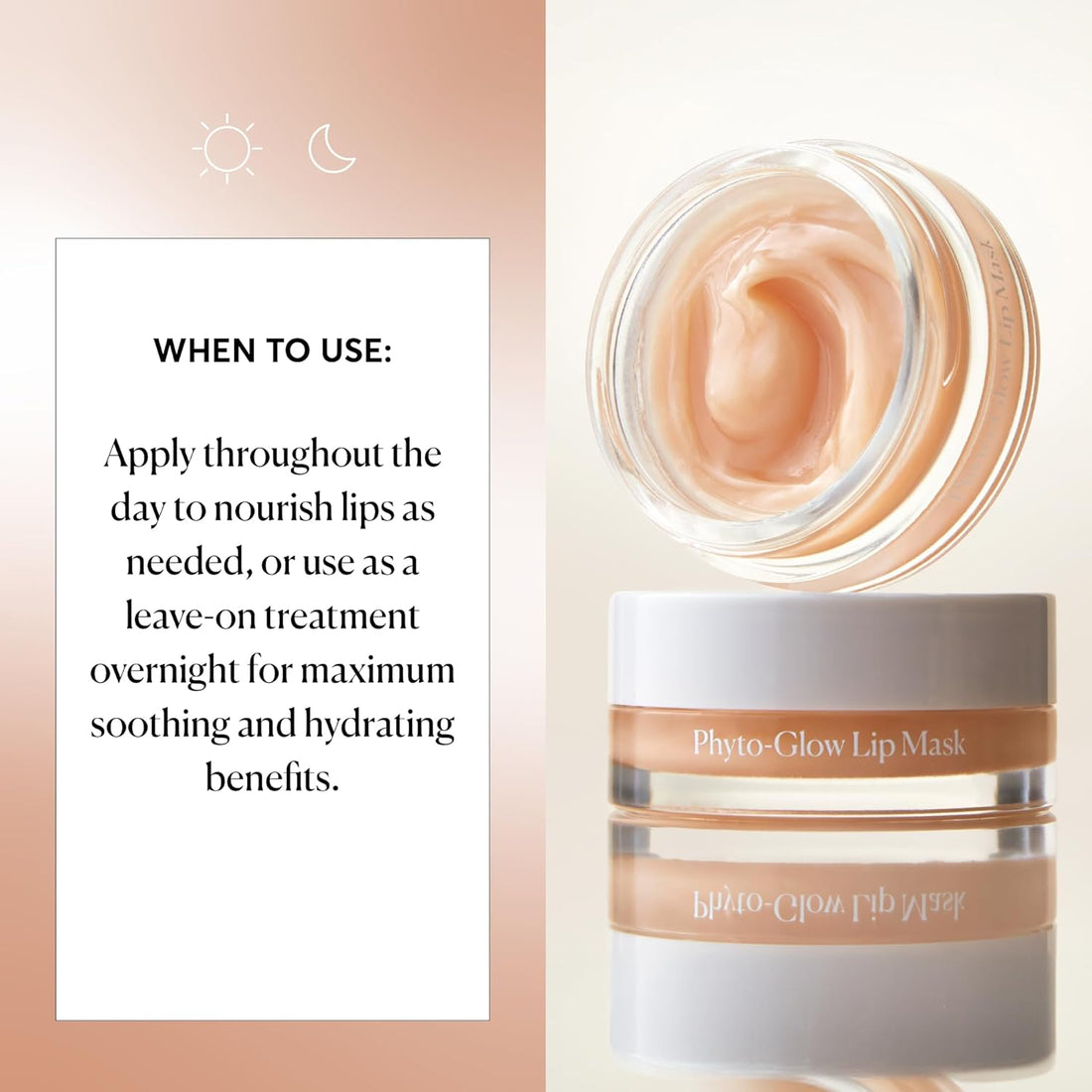 Naturium Phyto-Glow Lip Mask, Hydrating & Moisturizing Balm, Restores & Replenishes for Nourishing Lips with Shea Butter, 0.5 oz Halalzen