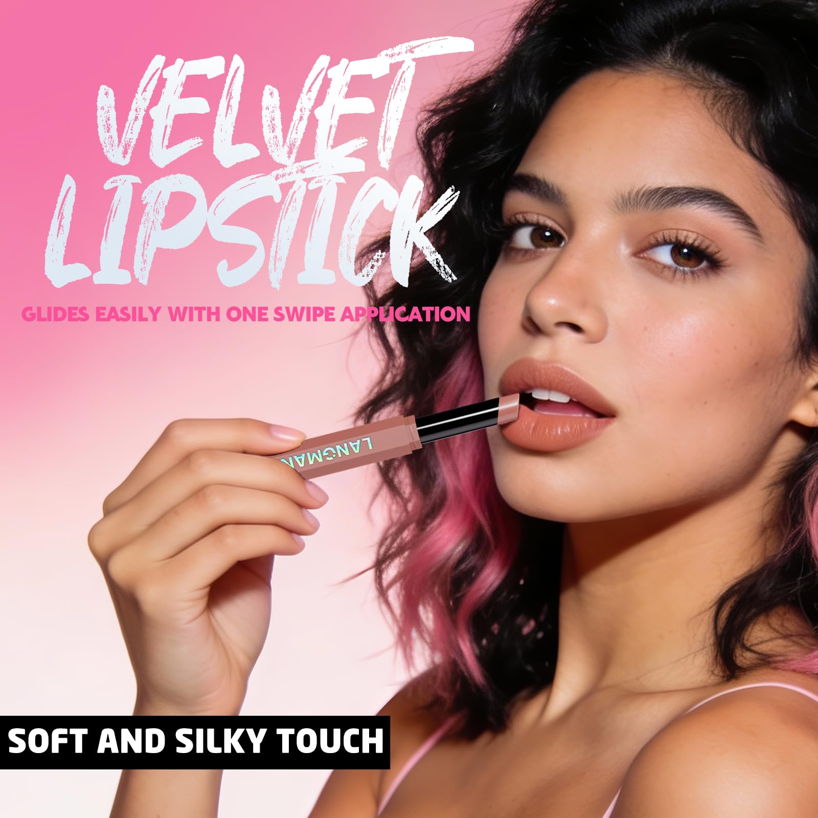 12Pcs Velvet Matte Lipstick Nude Matte Soft Dark Color Stick High Pigmented Long-Lasting Waterproof Lip Stick Lip Balm Beauty Cosmetics Gift for Women(01#-12#)