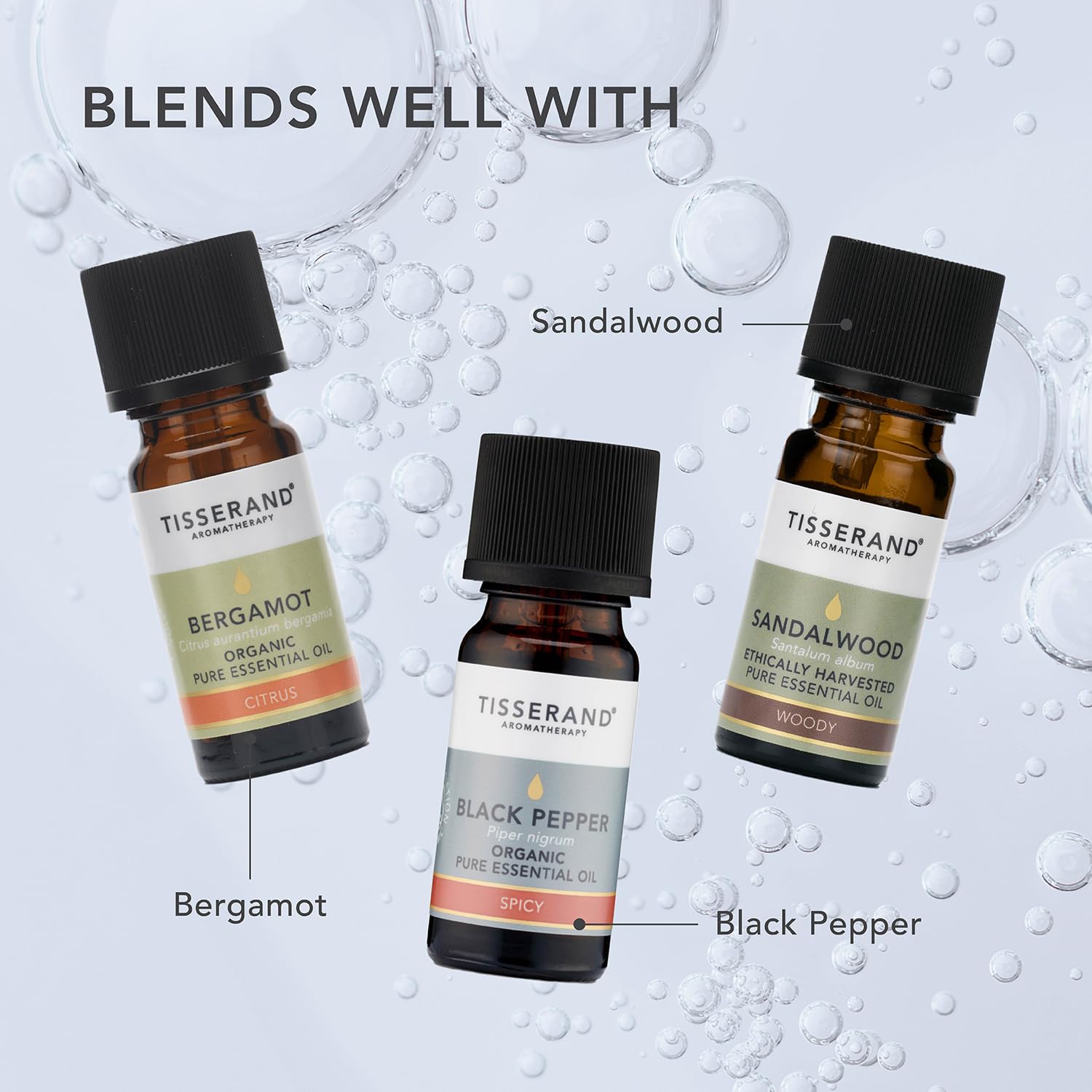 Tisserand Aromatherapy,Lavender - Organic Essential Oil,Massage Oil, Aromatherapy Oil, Skin Oil, Oil for Diffuser,100% Pure Essential Oil - 9ml