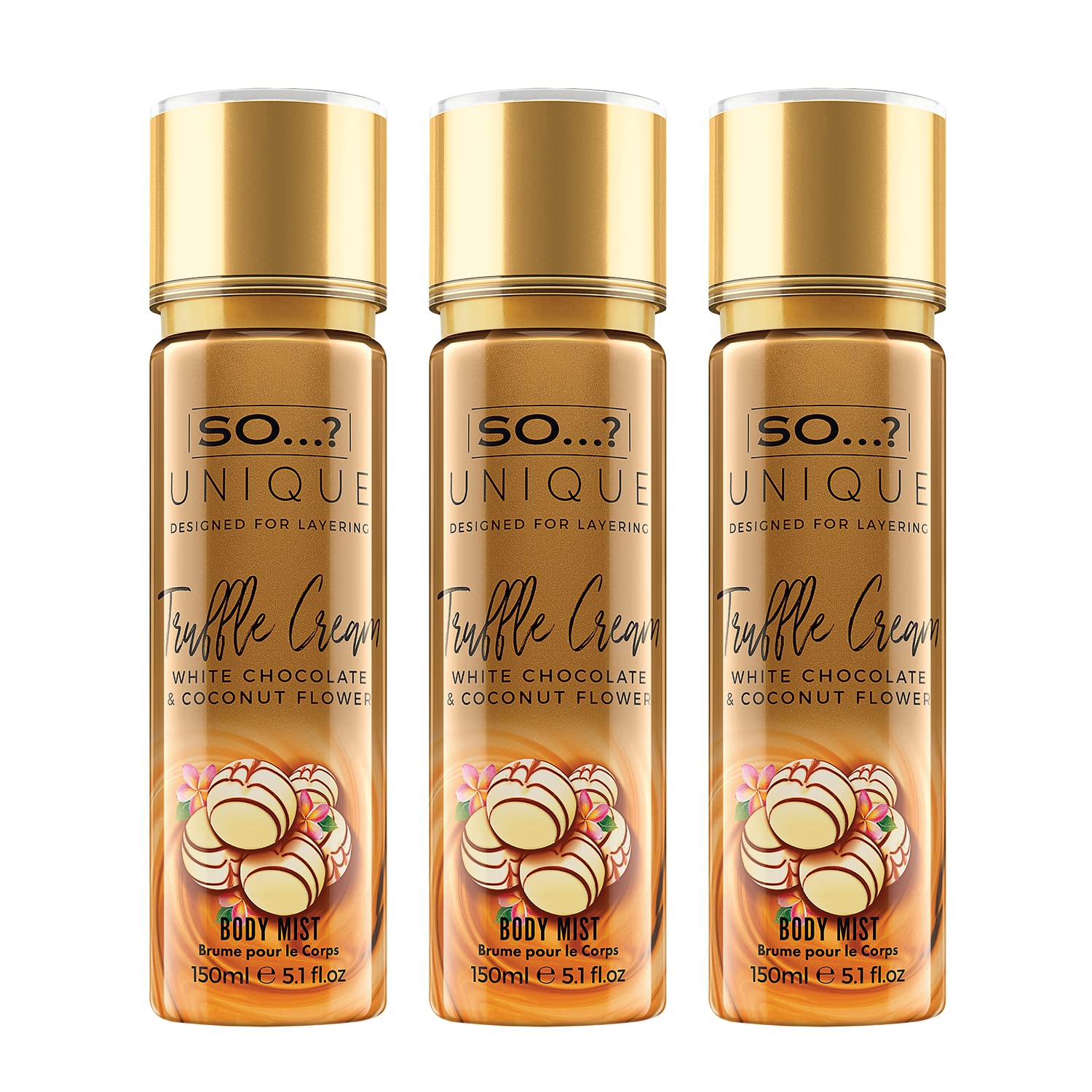 So…? Unique Womens Truffle Cream Body Mist Fragrance Sray 150ml Halalzen