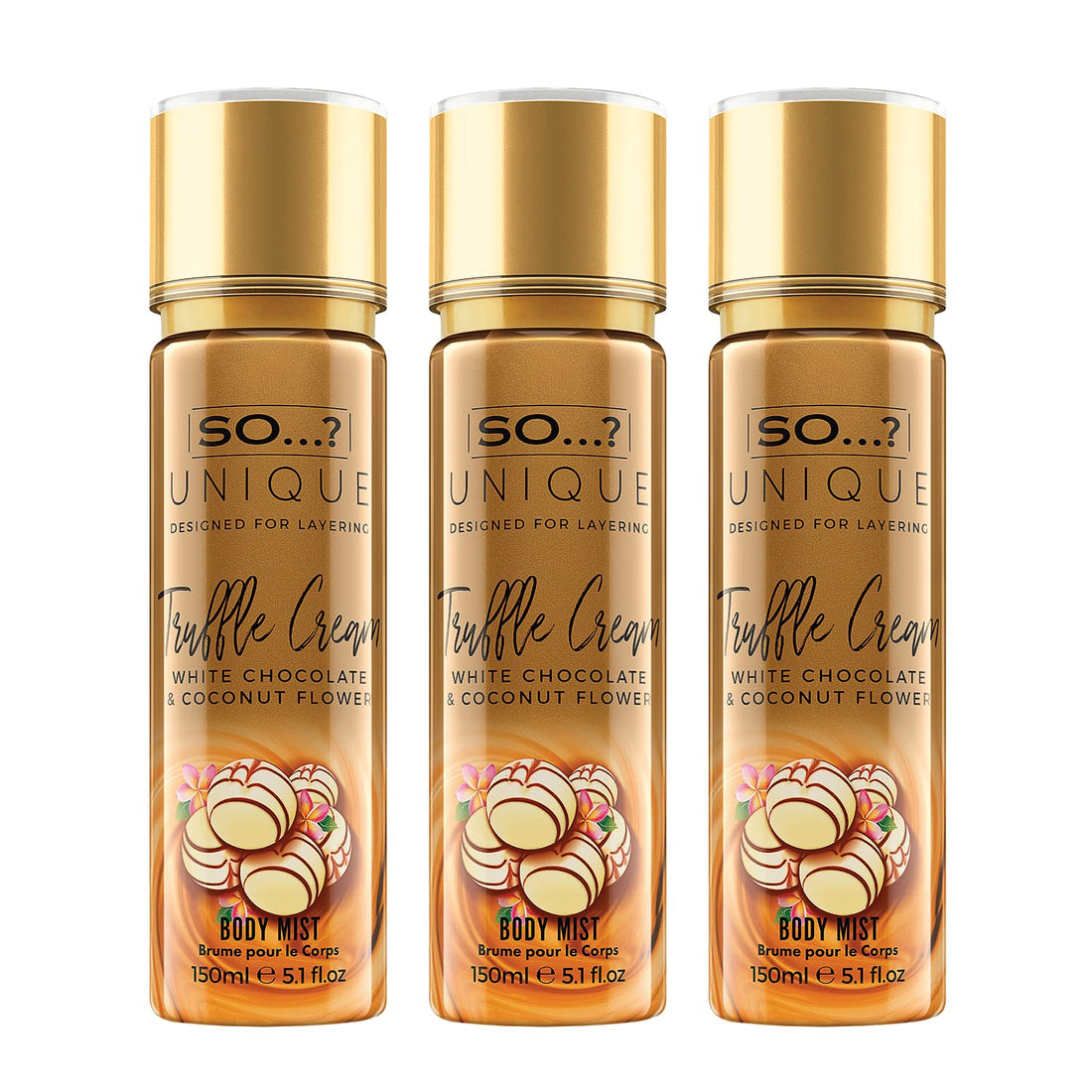 So…? Unique Womens Truffle Cream Body Mist Fragrance Sray 150ml Halalzen