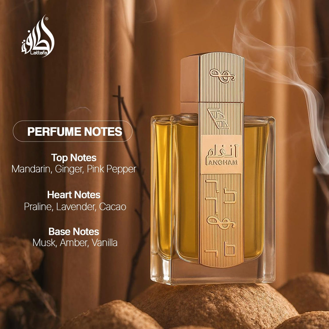 Angham by Lattafa for Unisex - 3.4 oz EDP Spray Halalzen