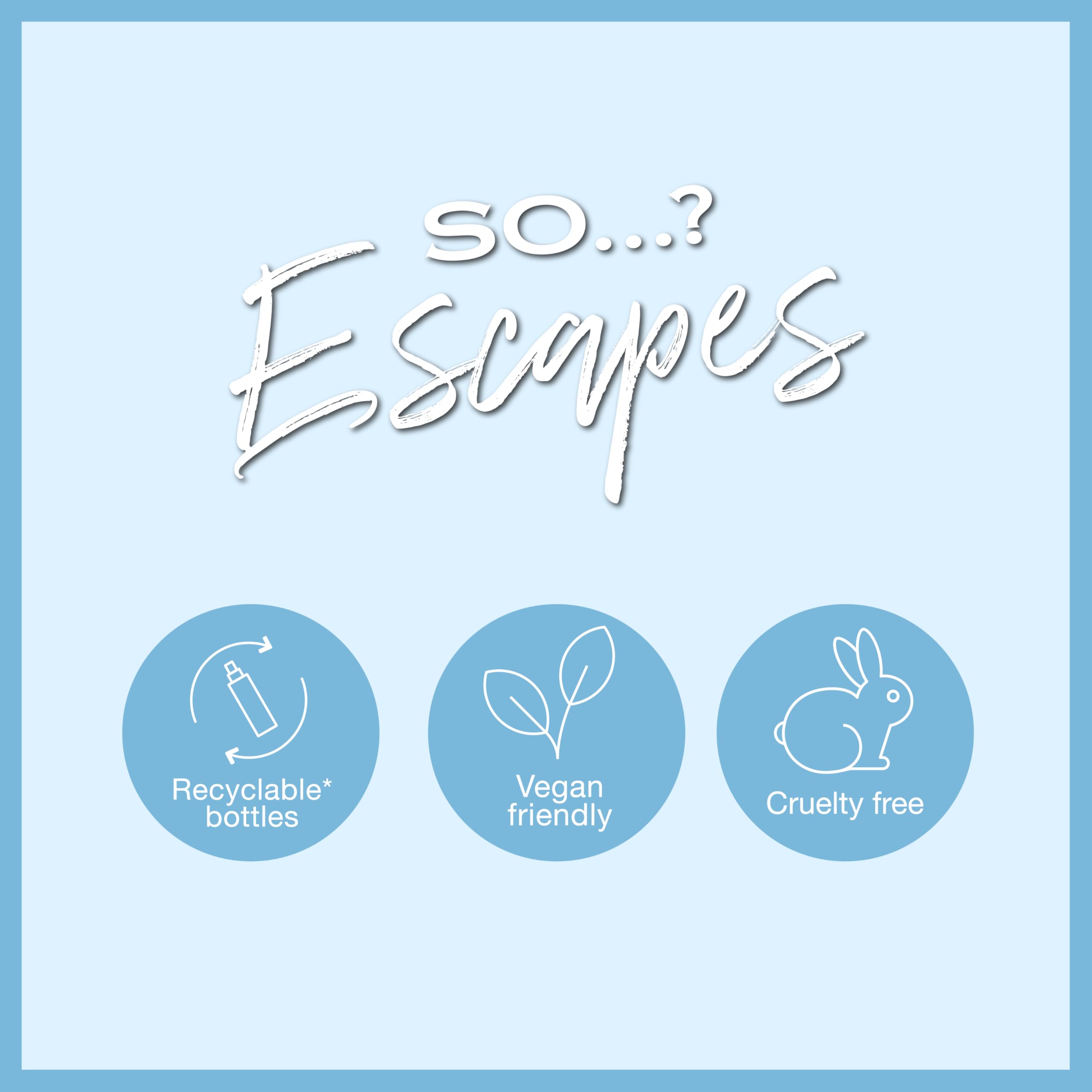 So…? Escapes Womens Gift Set, with Ibiza Dream, Bali Breeze, Mykonos Nights & Majorca Love, Fragrance Spray Set (4 x 50ml) Halalzen