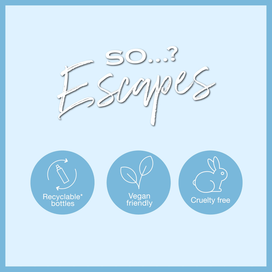 So…? Escapes Womens Gift Set, with Ibiza Dream, Bali Breeze, Mykonos Nights & Majorca Love, Fragrance Spray Set (4 x 50ml) Halalzen