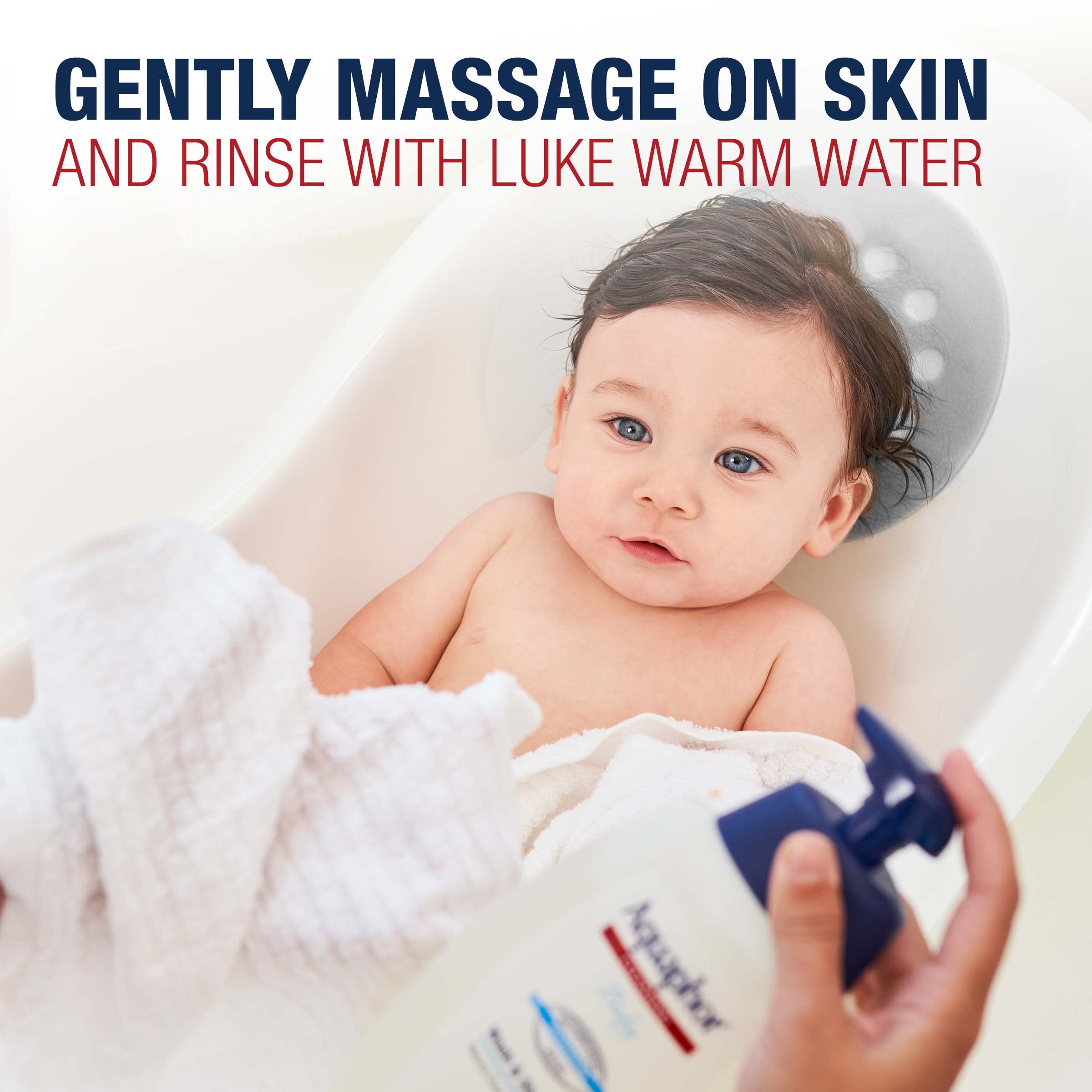 Aquaphor Baby Wash and Shampoo, Unscented Baby Shampoo and Wash, 25.4 Fl Oz Pump Bottle Halalzen