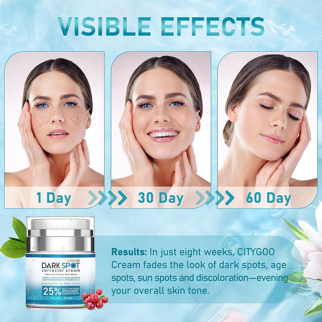 Dark Spot Remover for Face and Body: Dark Spot Corrector Cream - Enriching Skin Care for All Skin Tones - Ideal for Sun Spots, Melasma, Freckles, and Blemish Reduction 1 fl oz Halalzen