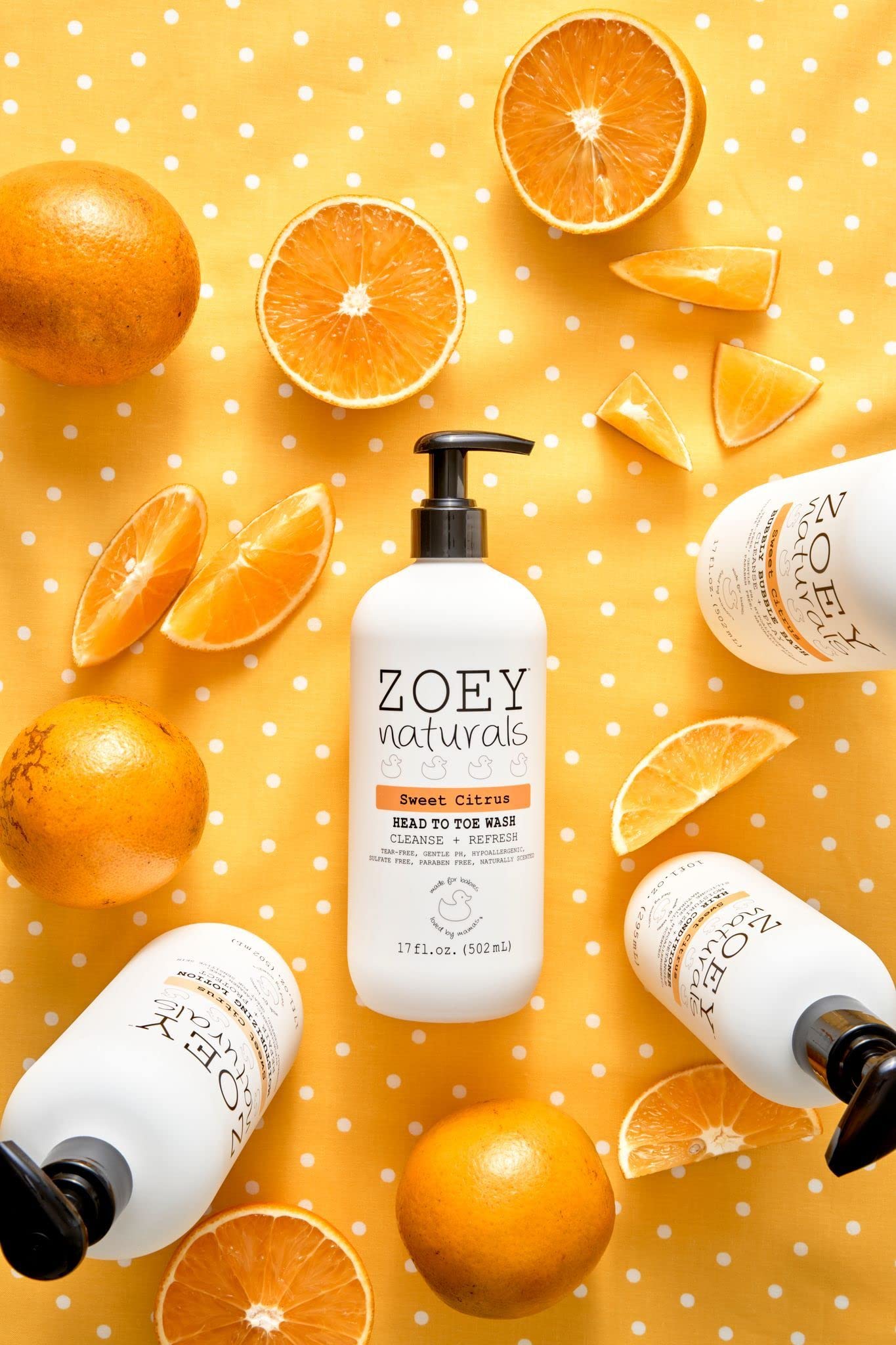 Zoey Naturals - Soothing Lavender Wash & Shampoo - Toddlers & Kids - With Tear-free, Paraben-Free, All Natural Ingredients for Sensitive Skin- 17 Oz Halalzen