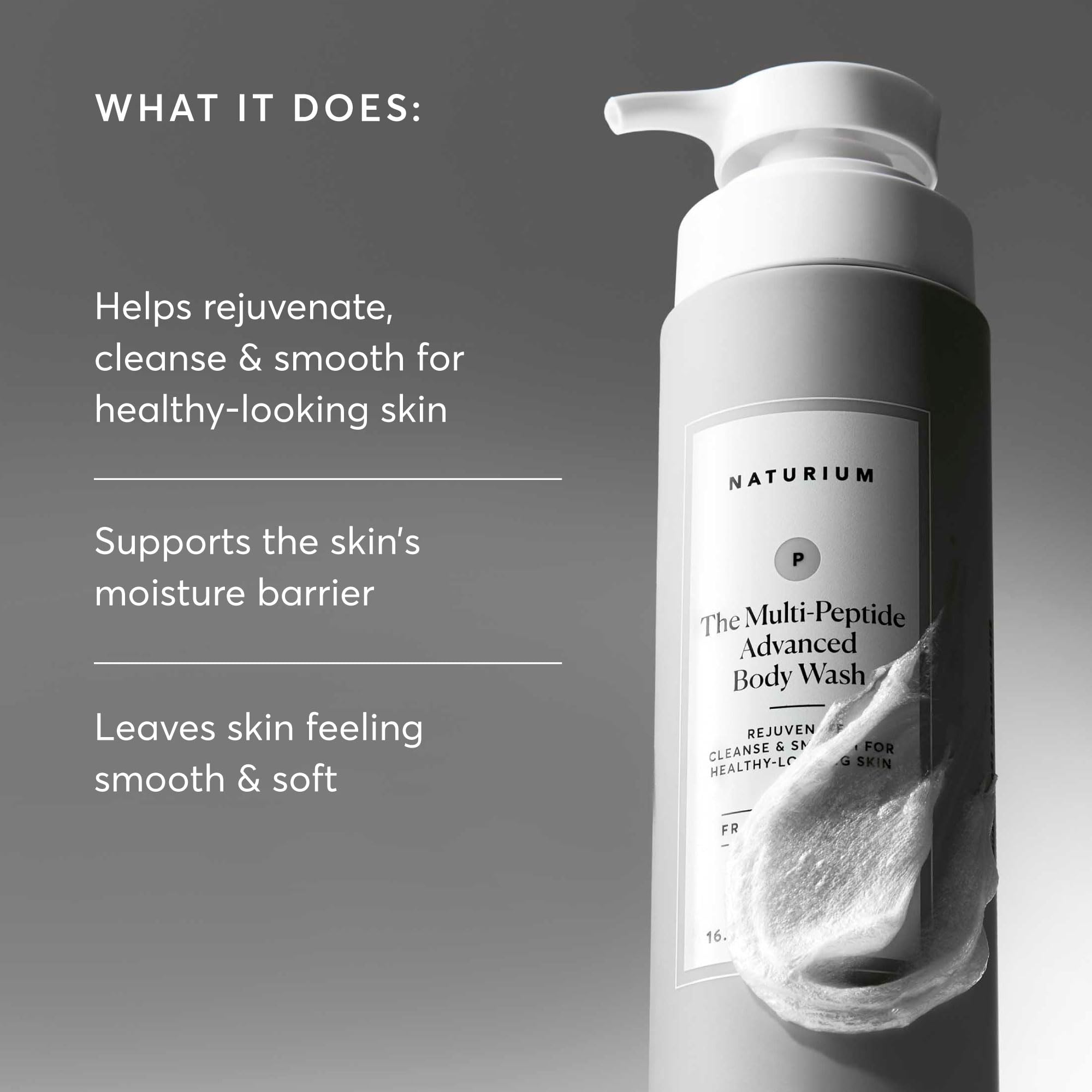 Naturium The Glow Getter Multi-Oil Hydrating Body Wash, Gentle Cleanser, 16.9 oz