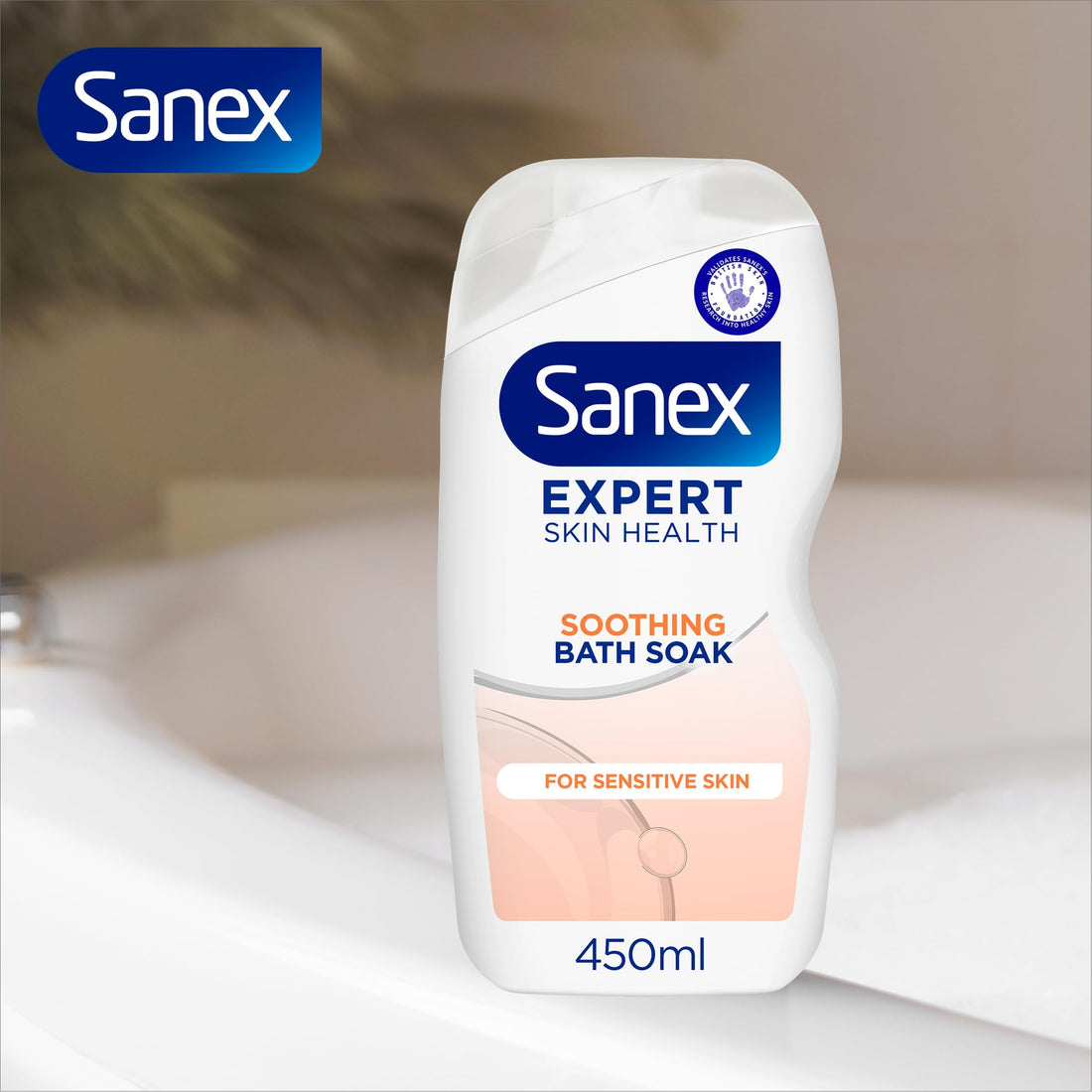 Sanex Body Wash - Expert Skin Health - Hypoallergenic Shower Gel - Dermatologist Tested Gentle For Very Sensitive Skin - Multipack - 6 Pack - 450ml Bottles