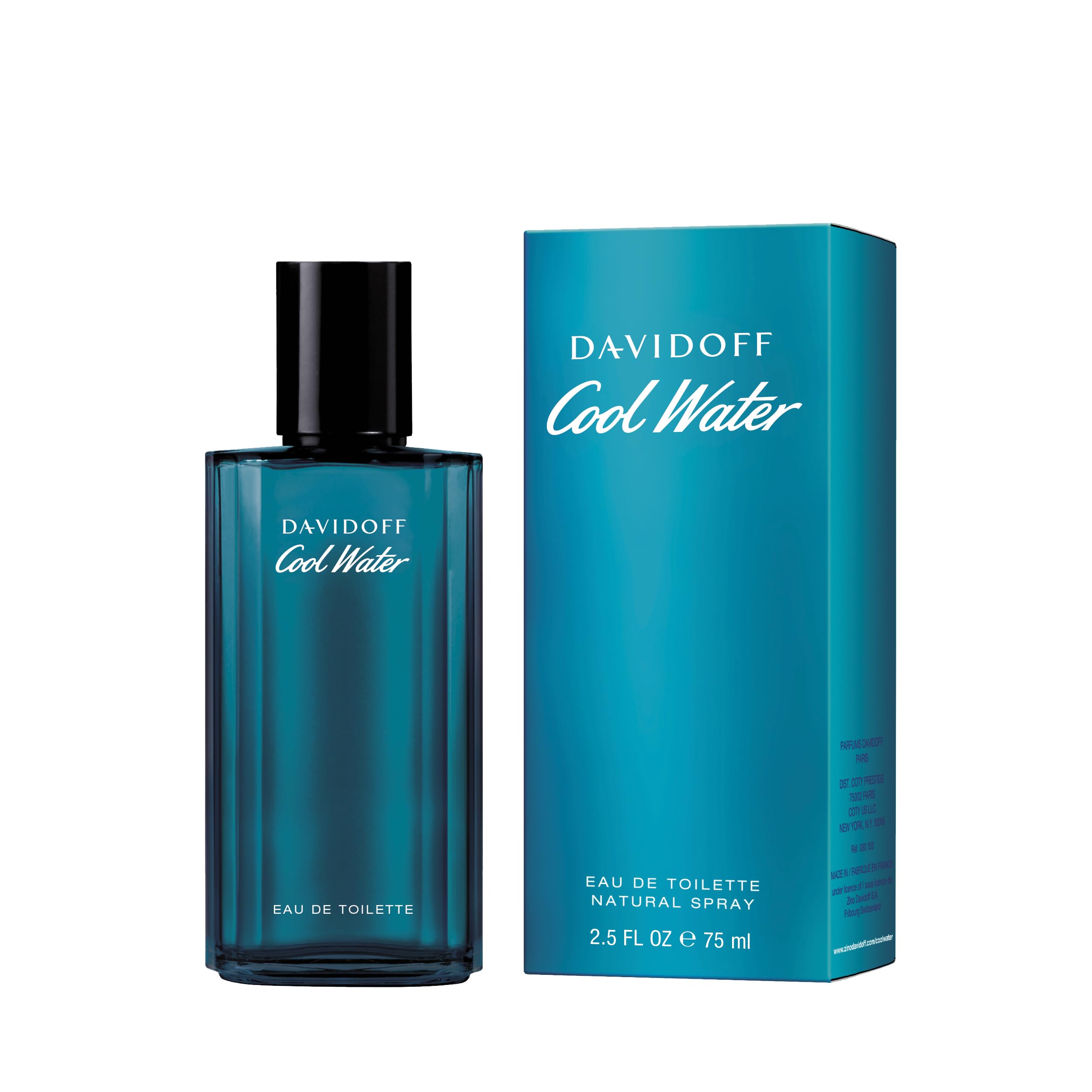 DAVIDOFF Cool Water - Eau de Toilette for Him - Aromatic Fragrance with Notes of Coriander, Mint, Lavender and Amber - Medium Longevity