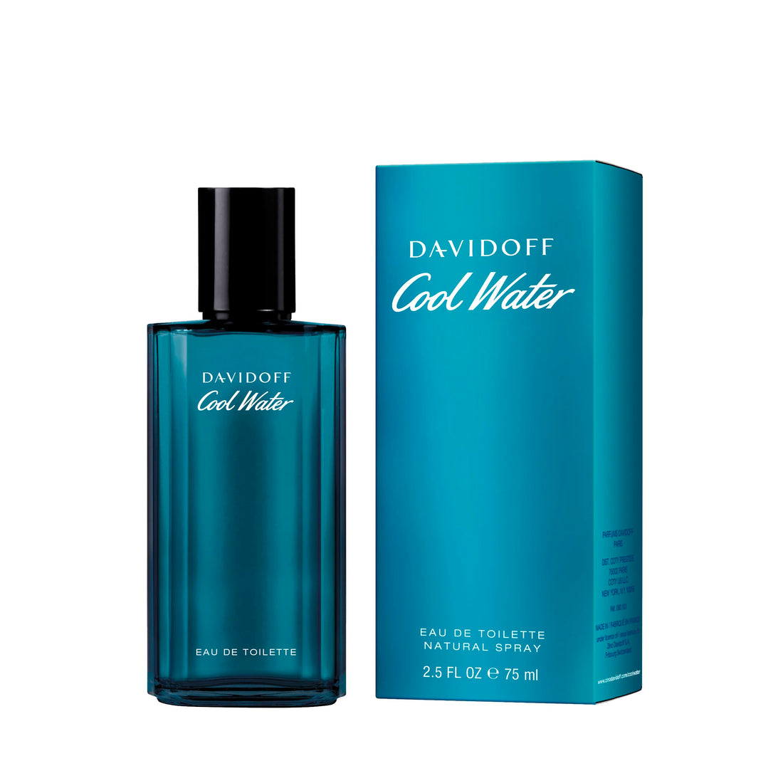 DAVIDOFF Cool Water - Eau de Toilette for Him - Aromatic Fragrance with Notes of Coriander, Mint, Lavender and Amber - Medium Longevity