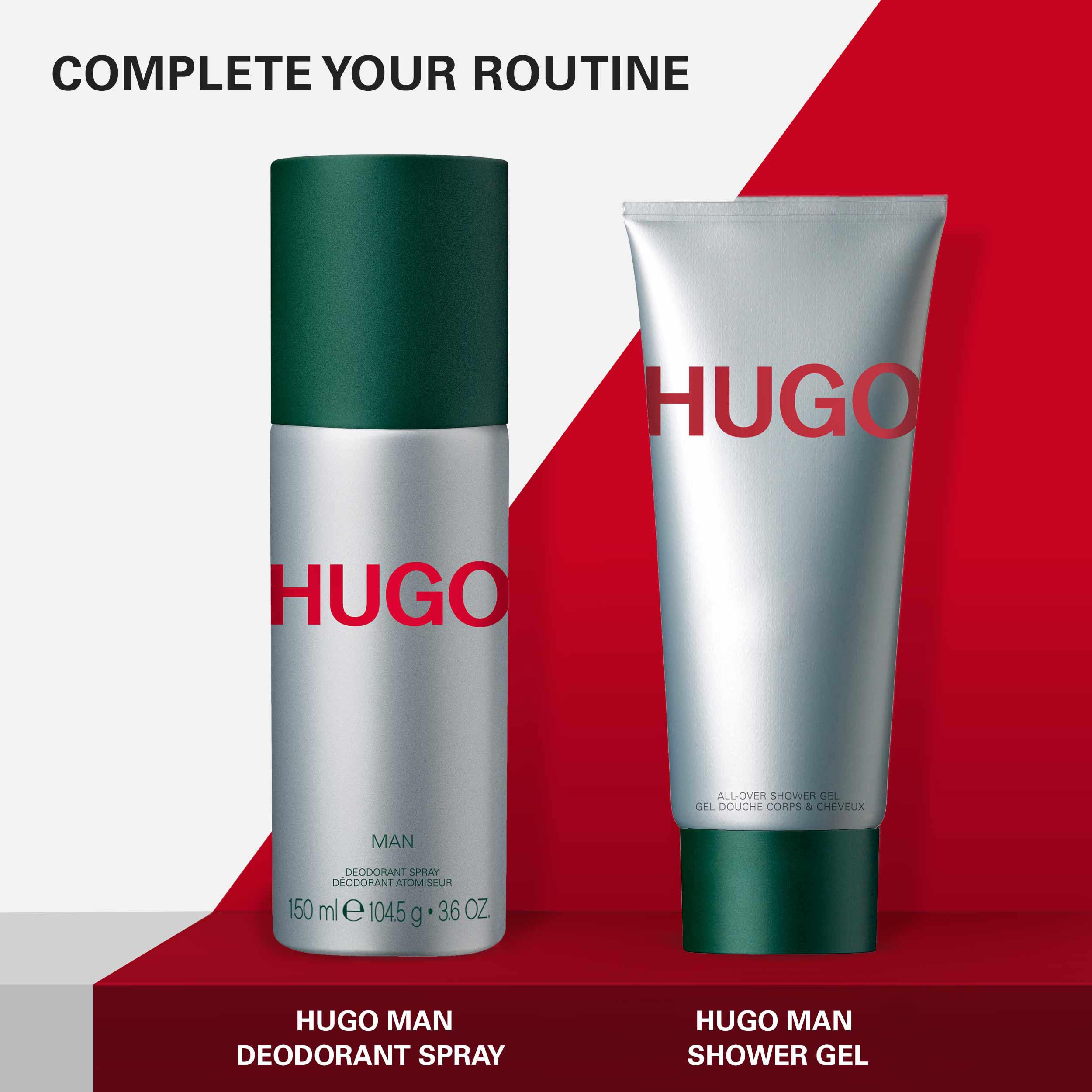 HUGO Man Eau de Toilette, Men's Perfume, Notes of Crispy Green Apple and Fir Balsam, Aromatic Fragrance, Medium Longevity