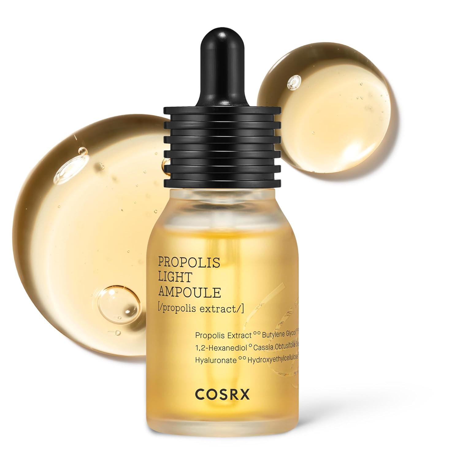 COSRX Propolis Ampoule, Glow Boosting Serum for Face with 73.5% Propolis Extract, 1.01fl.oz/30ml, Hydrating Essence for Sensitive Skin, Fine Lines, Uneven Skintone, Korean Skincare Halalzen