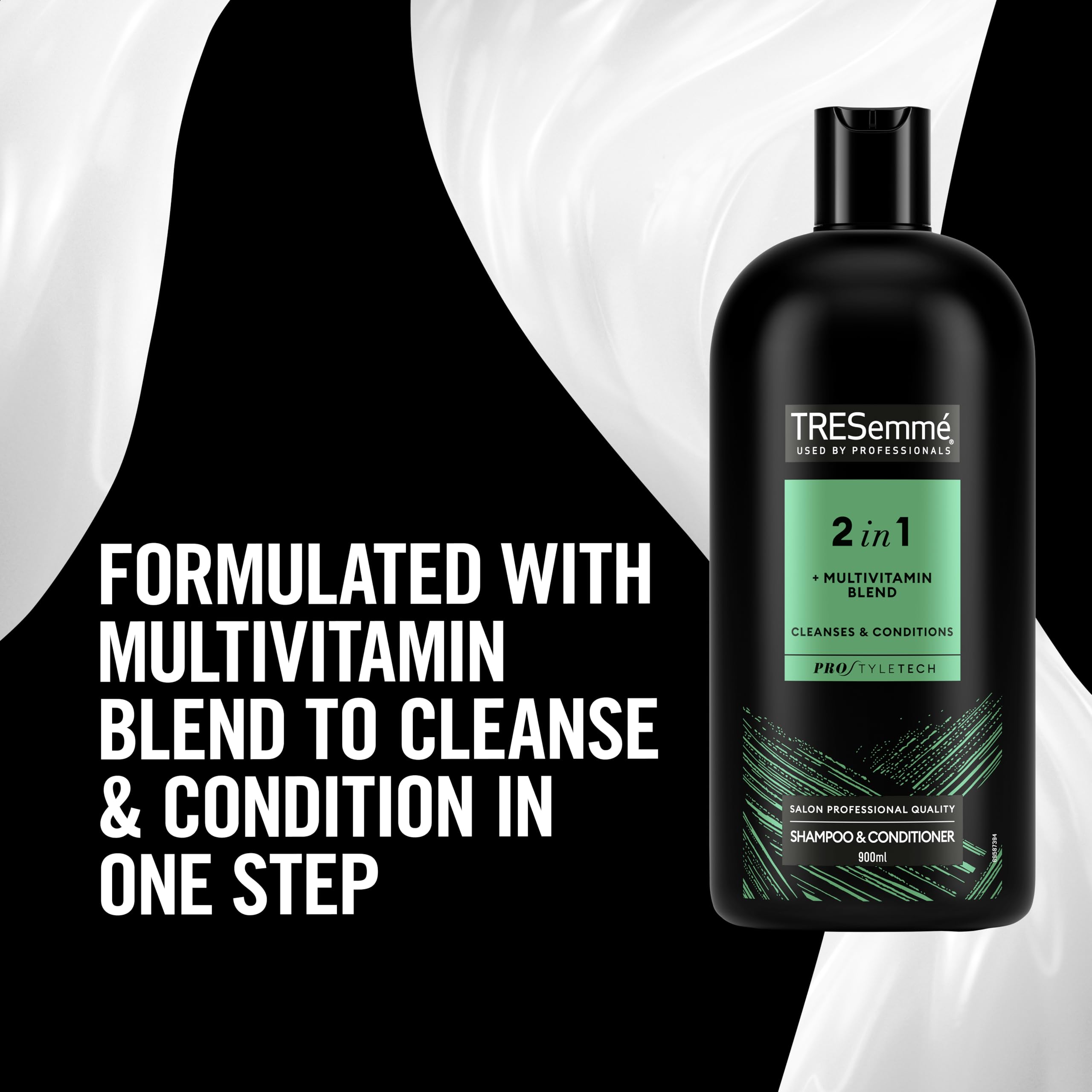 TRESemmé Replenish & Cleanse 2 in 1 Shampoo & Conditioner with multi-vitamin cleansing shampoo for all hair types 900 ml