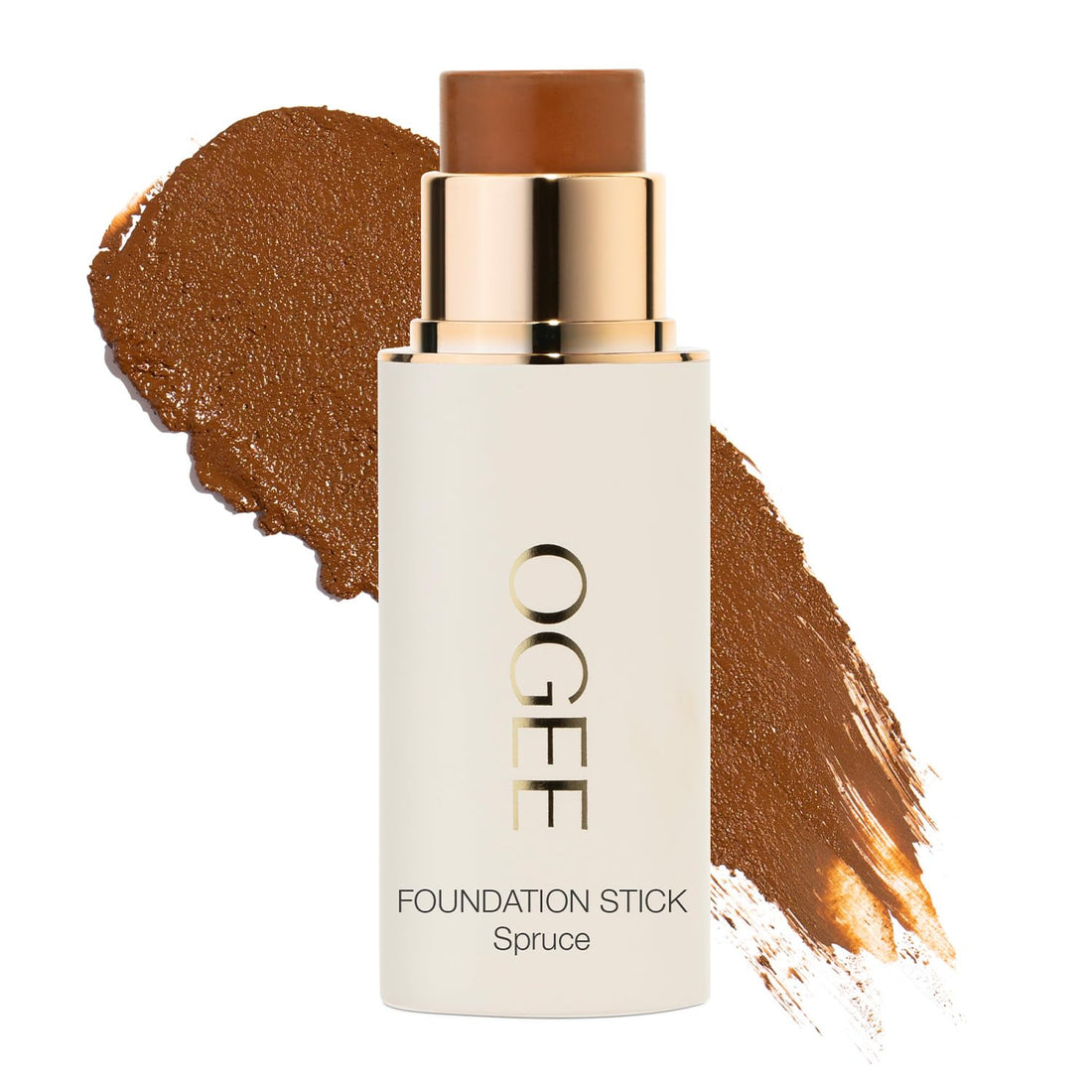 Ogee Sculpted Complexion Foundation Stick (Mahogany 14.5N - Deep Cocoa, Rich Undertones) Full Coverage Foundation Makeup - Instantly Balance & Even Complexion - 70% Organic Ingredients