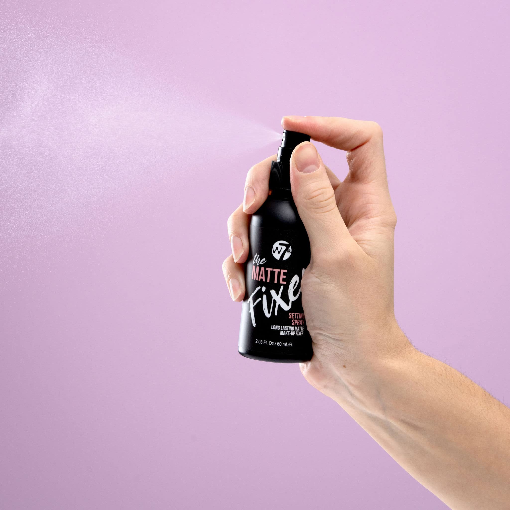 W7 The Fixer Duo - Makeup Setting Spray 2Pcs Set - Dewy & Matte Finishes For Fixing Professional Makeup Halalzen