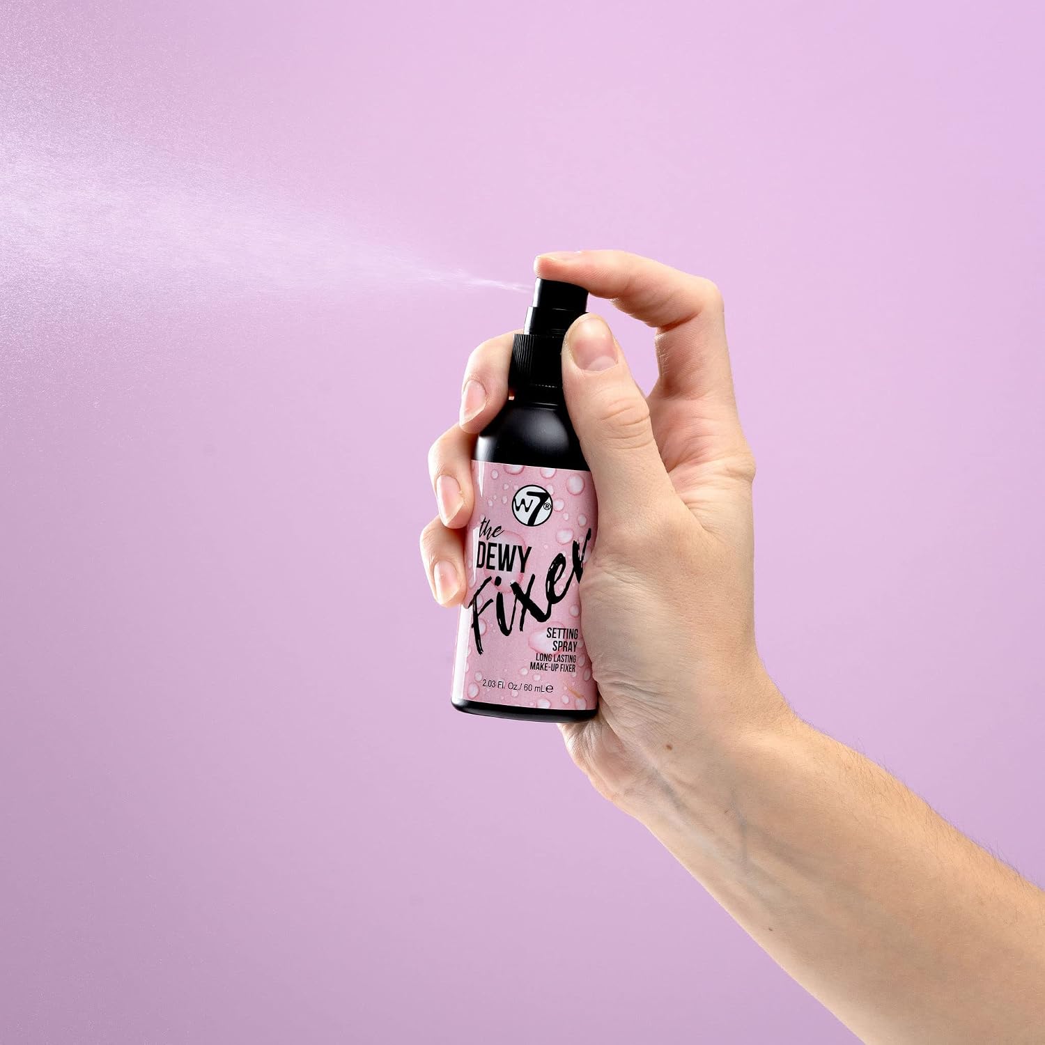 W7 The Fixer Makeup Setting Spray - Dewy Finish - Long-Lasting, Ultra-Fine Formula - Cruelty Free and Vegan Halalzen
