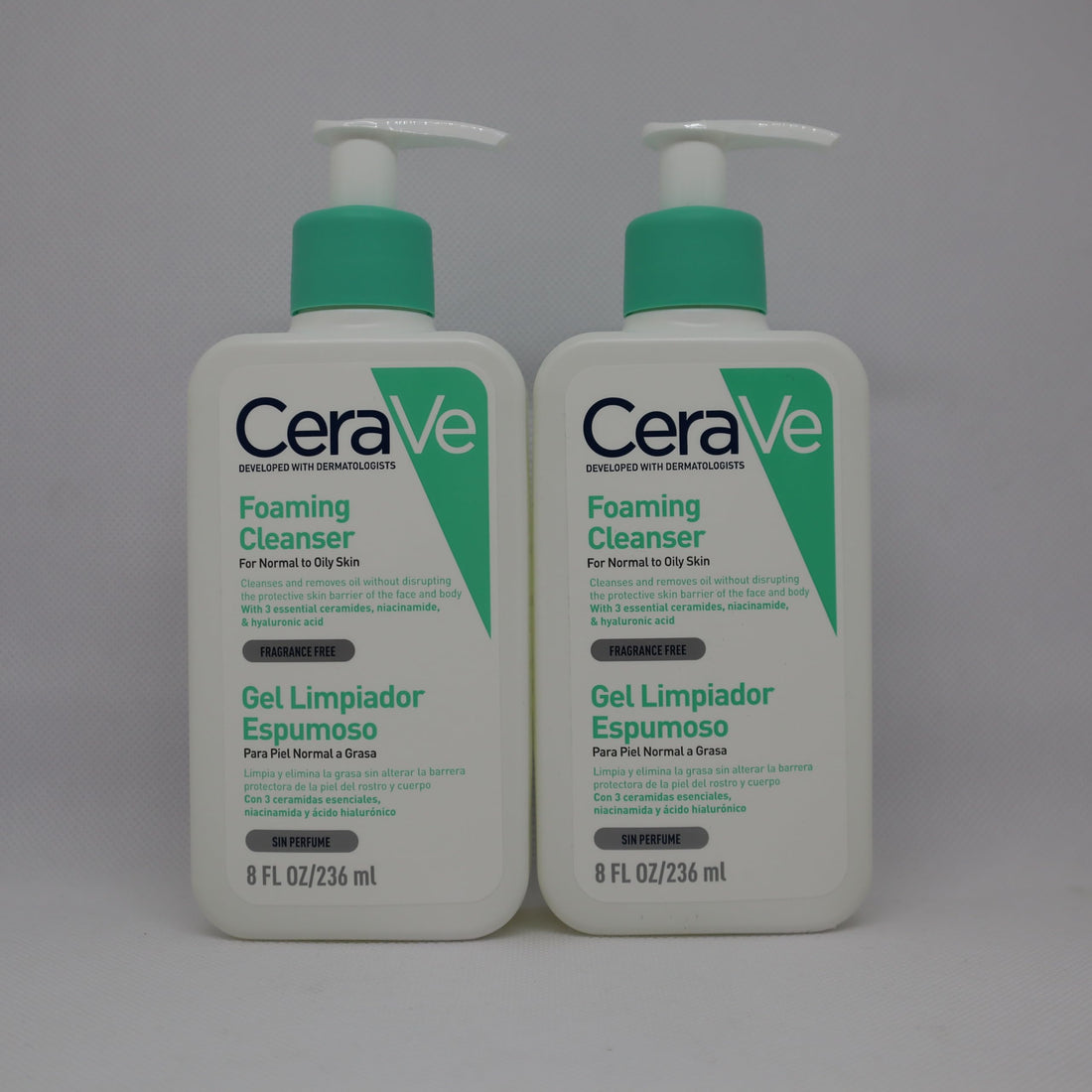 CeraVe Foaming Cleanser for Normal to Oily Skin with Niacinamide and 3 Essential Ceramides