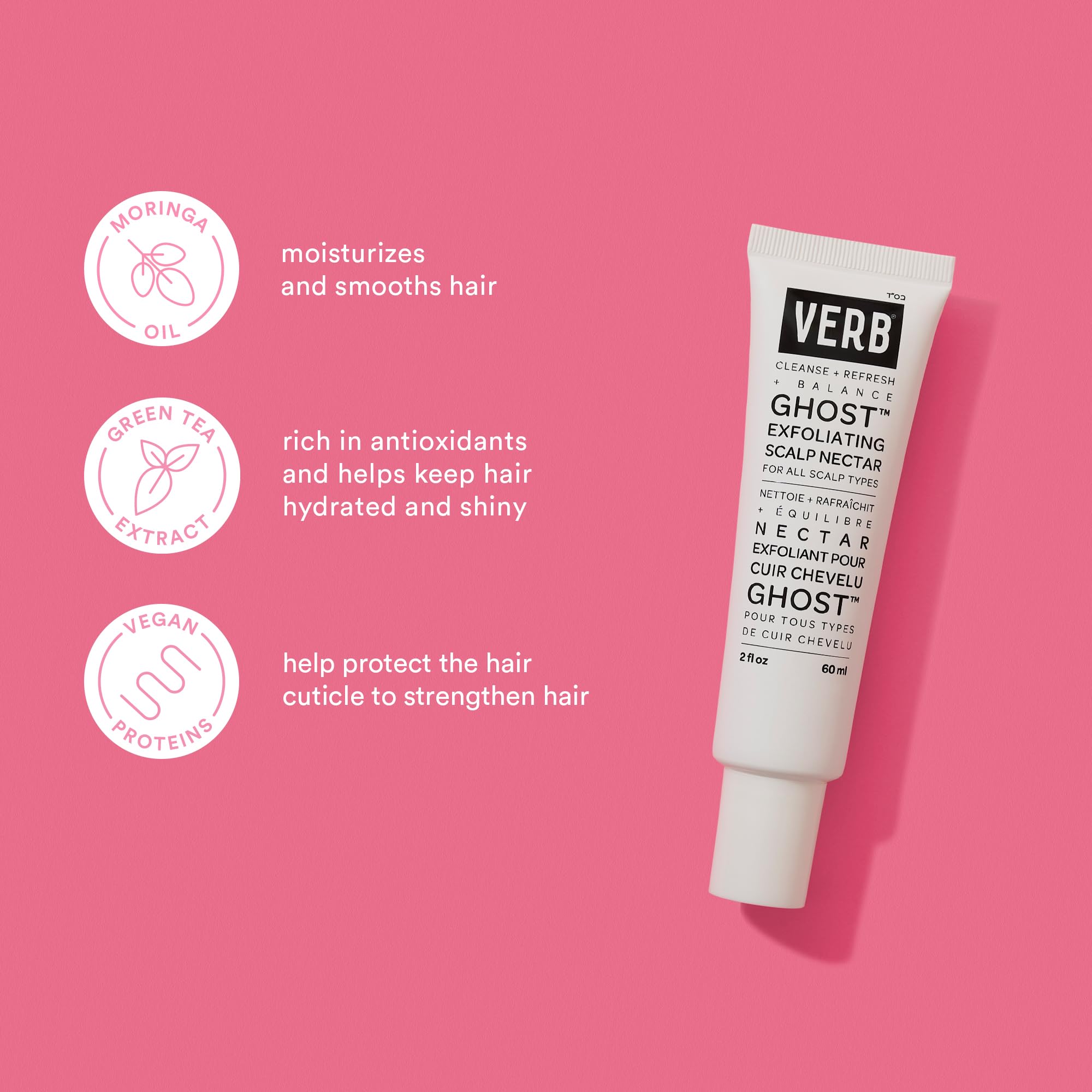 VERB Ghost Oil - Weightless Hair Oil for Fine to Medium Hair - Smooths Frizz, Adds Shine - No Parabens, Gluten or Harmful Sulfates Halalzen