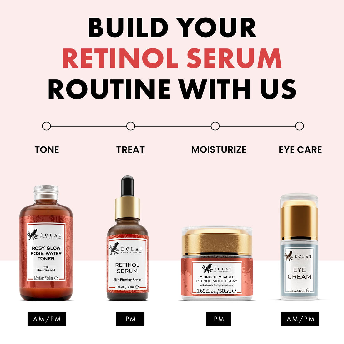 Eclat Skincare Glow Up Vitamin C Serum - Vitamin C Serum for Face with Hyaluronic Acid, Ferulic Acid & Vit E - Skin Brightening Face Care - Anti Aging, Hydrating & Dark Spot Lightening 30ml