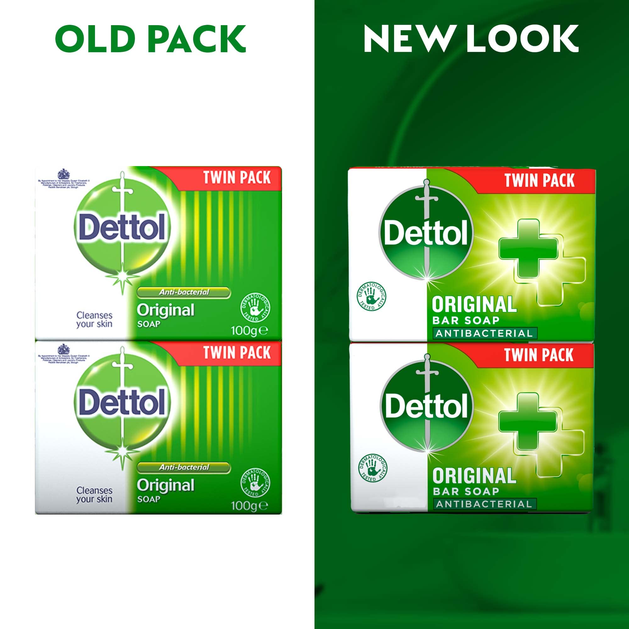 Dettol Antibacterial and Moisturings Bar Soap Original, Pack of 12 Halalzen