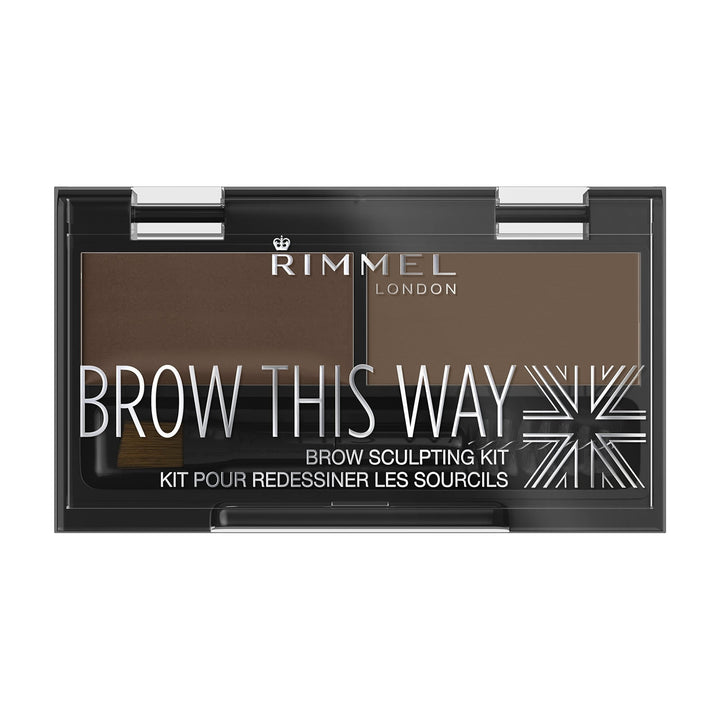 Rimmel London Brow This Way Eyebrow Powder Sculpting Kit, 1.3g Halalzen